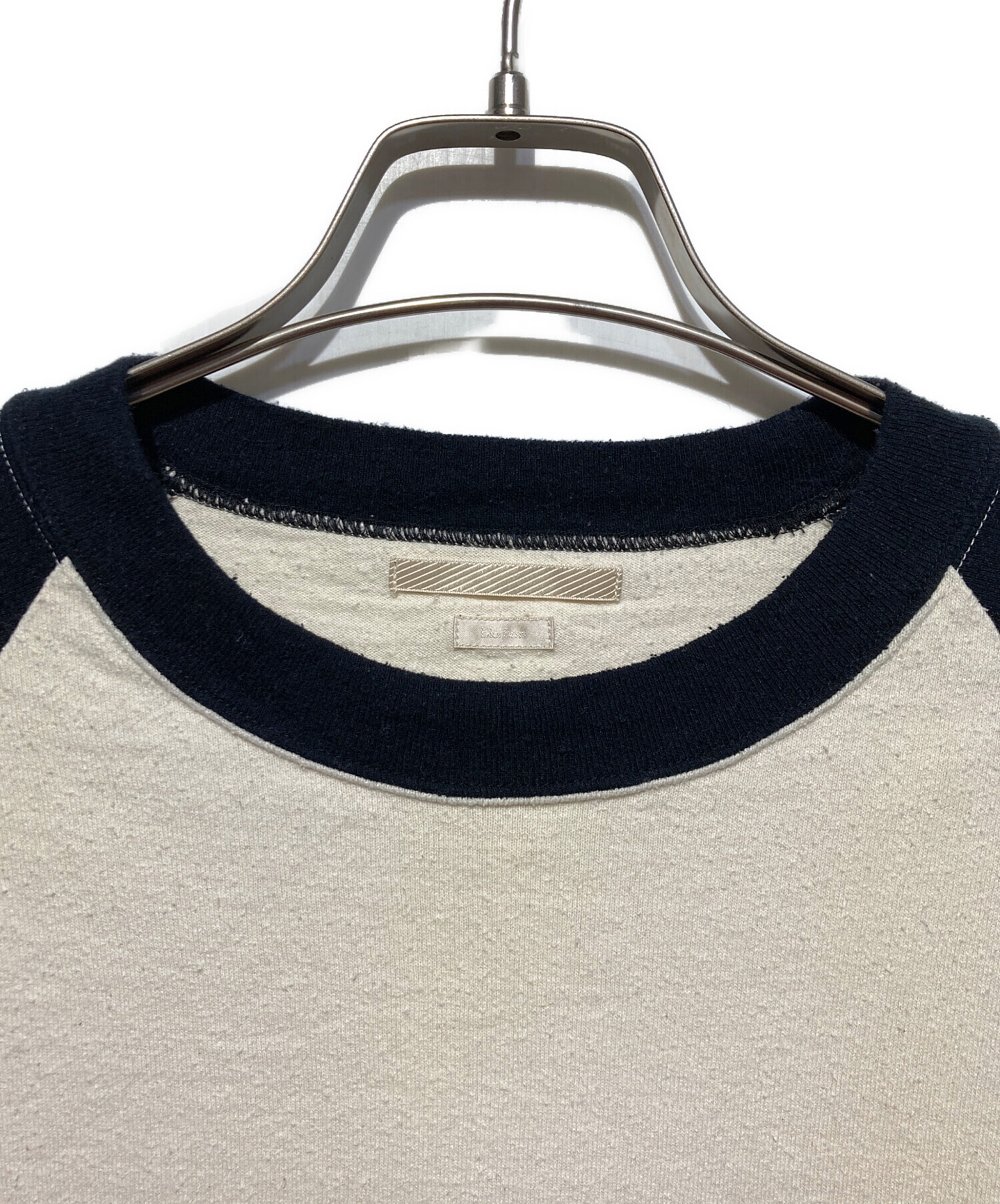 中古・古着通販】blurhms (ブラームス) Co/Silk Nep Baseball Raglan