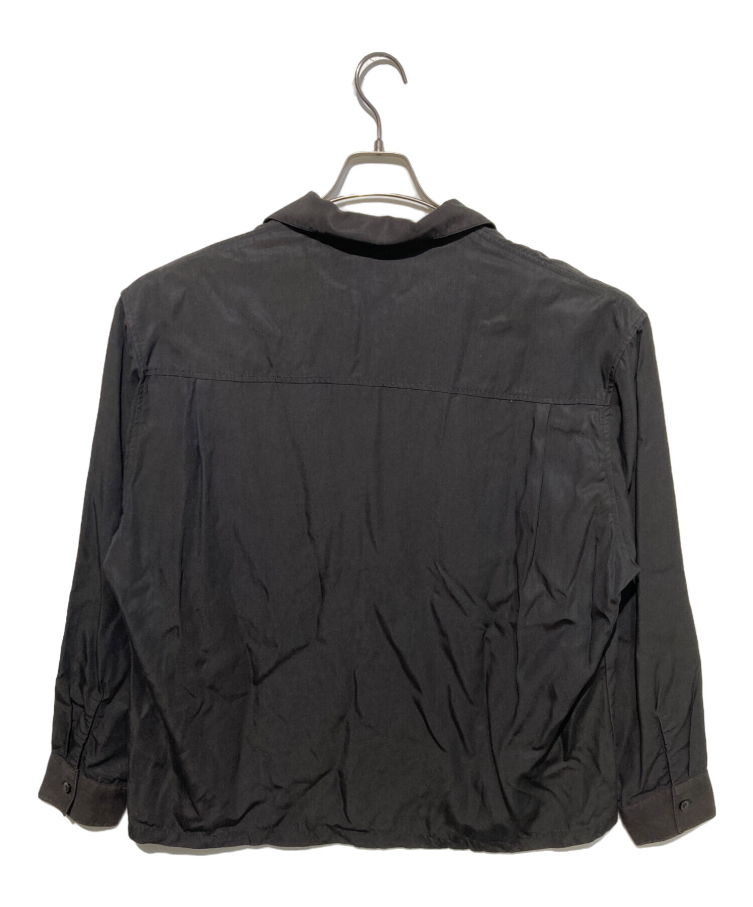 NEIGHBORHOOD ブラックシャツ 22CG1 中古・古着通販】NEIGHBORHOOD (ネイバーフッド) オープンカラーシャツ