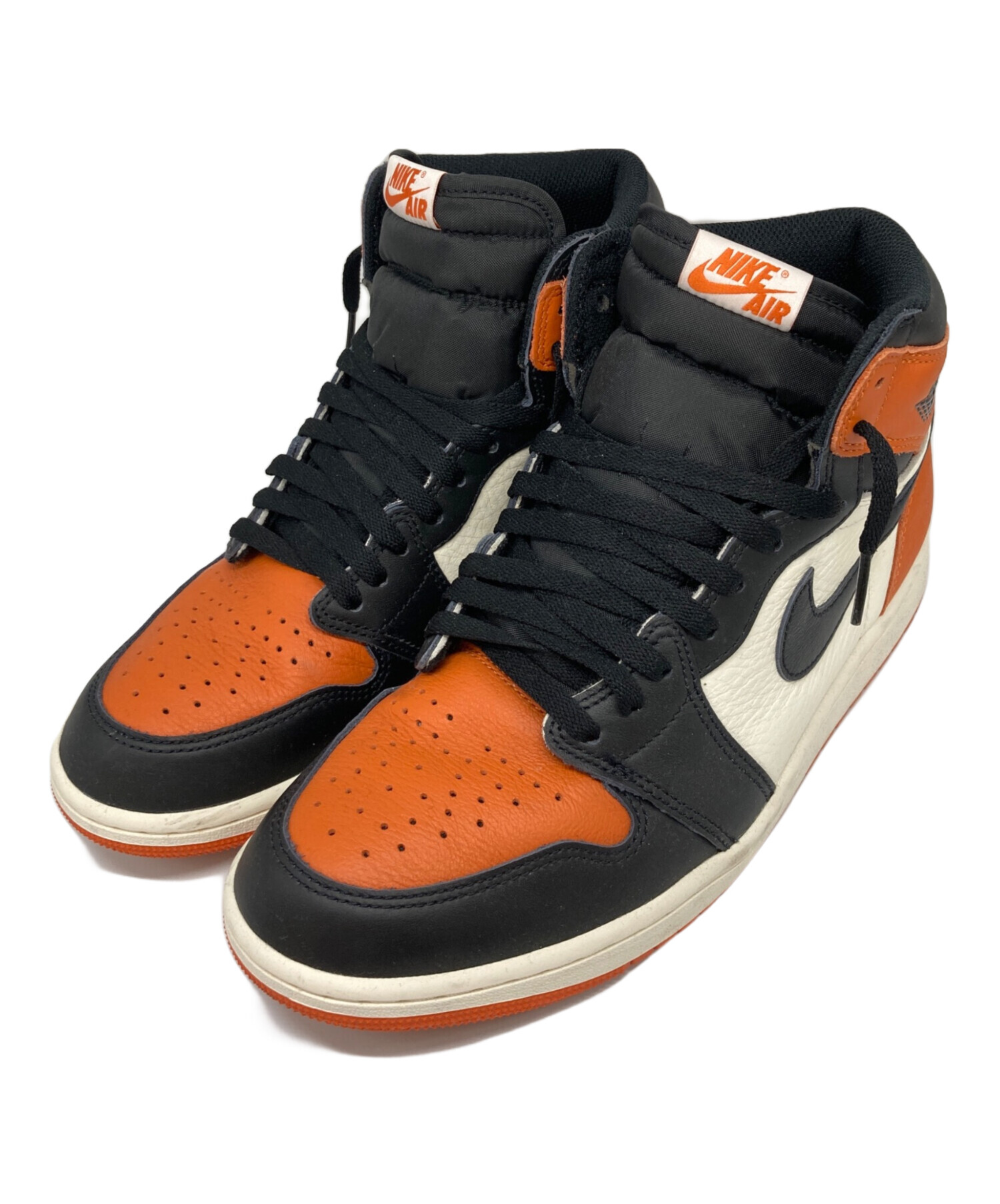 クシタニ　フローシューズ　27.5 紺オレンジ　中古 中古・古着通販】NIKE (ナイキ) AIR JORDAN 1 RETRO HIGH OG オレンジ