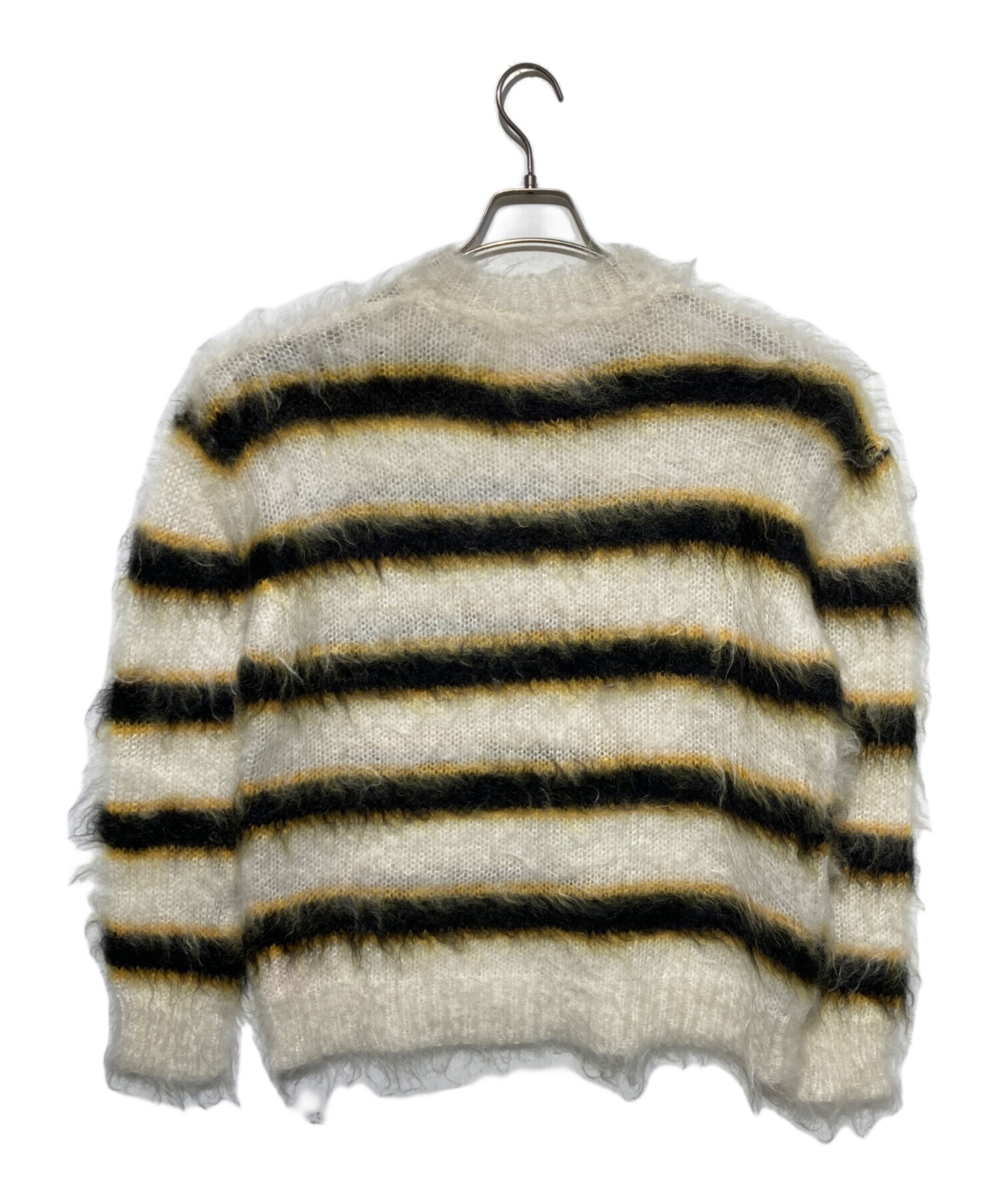 マルニ ブラッシュド チェック モヘア ニット 50サイズ 新品 ショップ