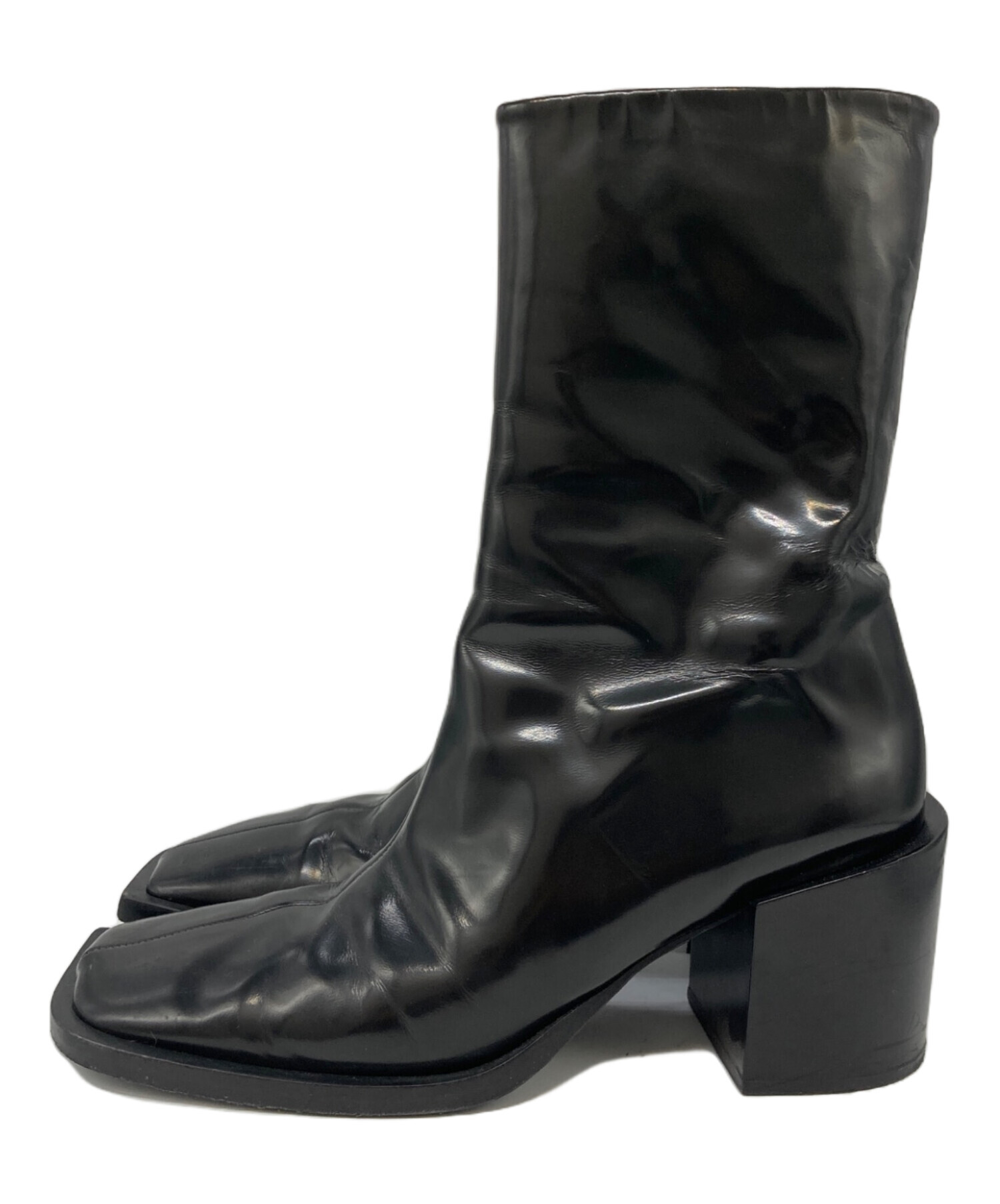 中古・古着通販】JIL SANDER (ジルサンダー) スクエアトゥサイドジップ