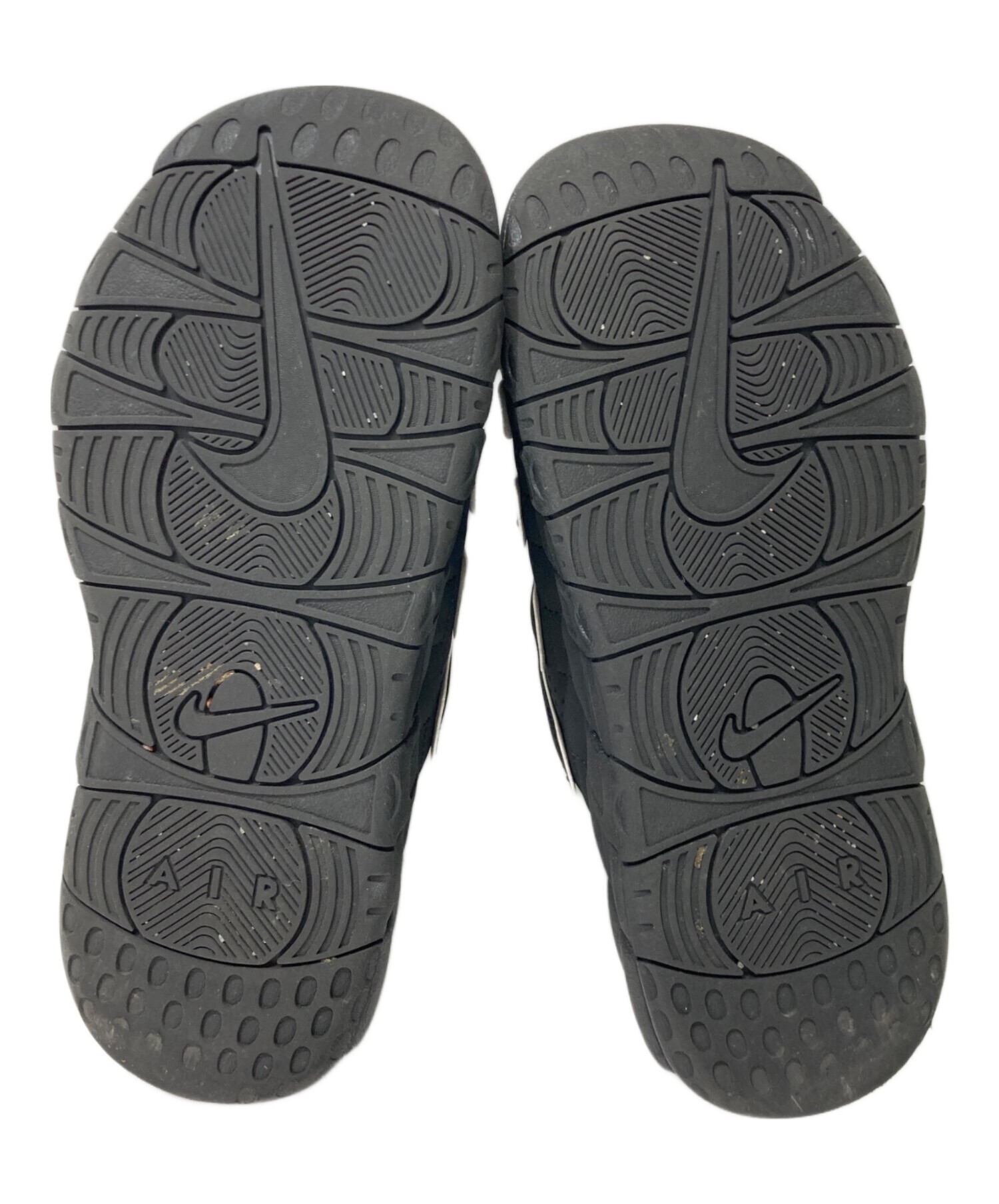 中古・古着通販】NIKE (ナイキ) Air More Uptempo Slide ブラック