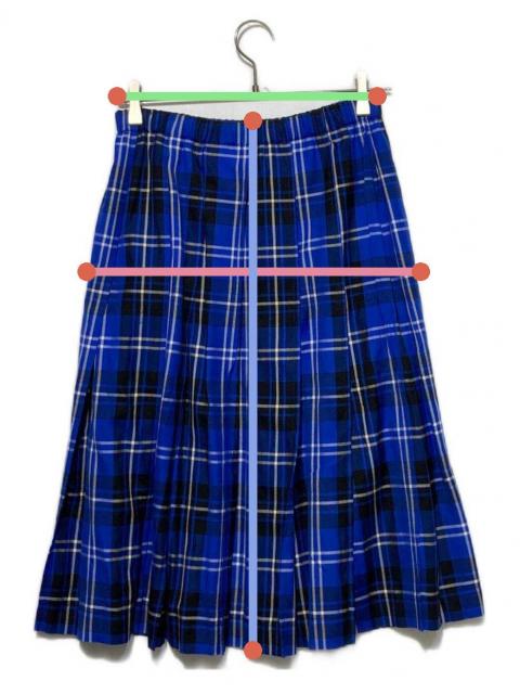 tricot COMME des GARÇONS チェック柄プリーツスカート M 中古・古着通販】tricot COMME des GARCONS (トリココムデギャルソン