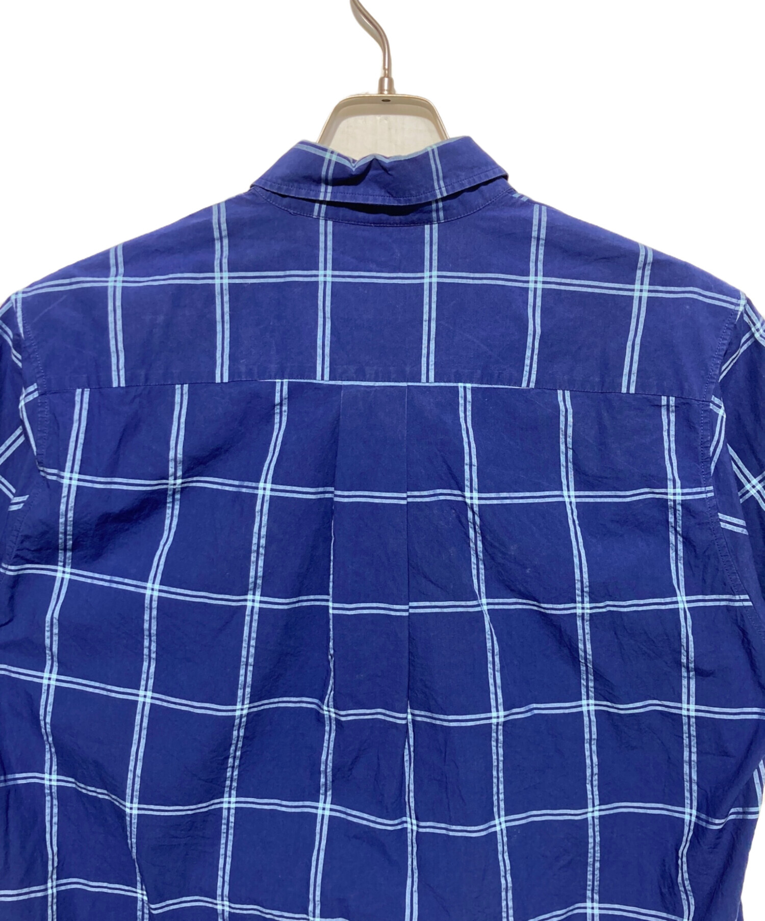 中古・古着通販】BALENCIAGA (バレンシアガ) チェックボタンダウン
