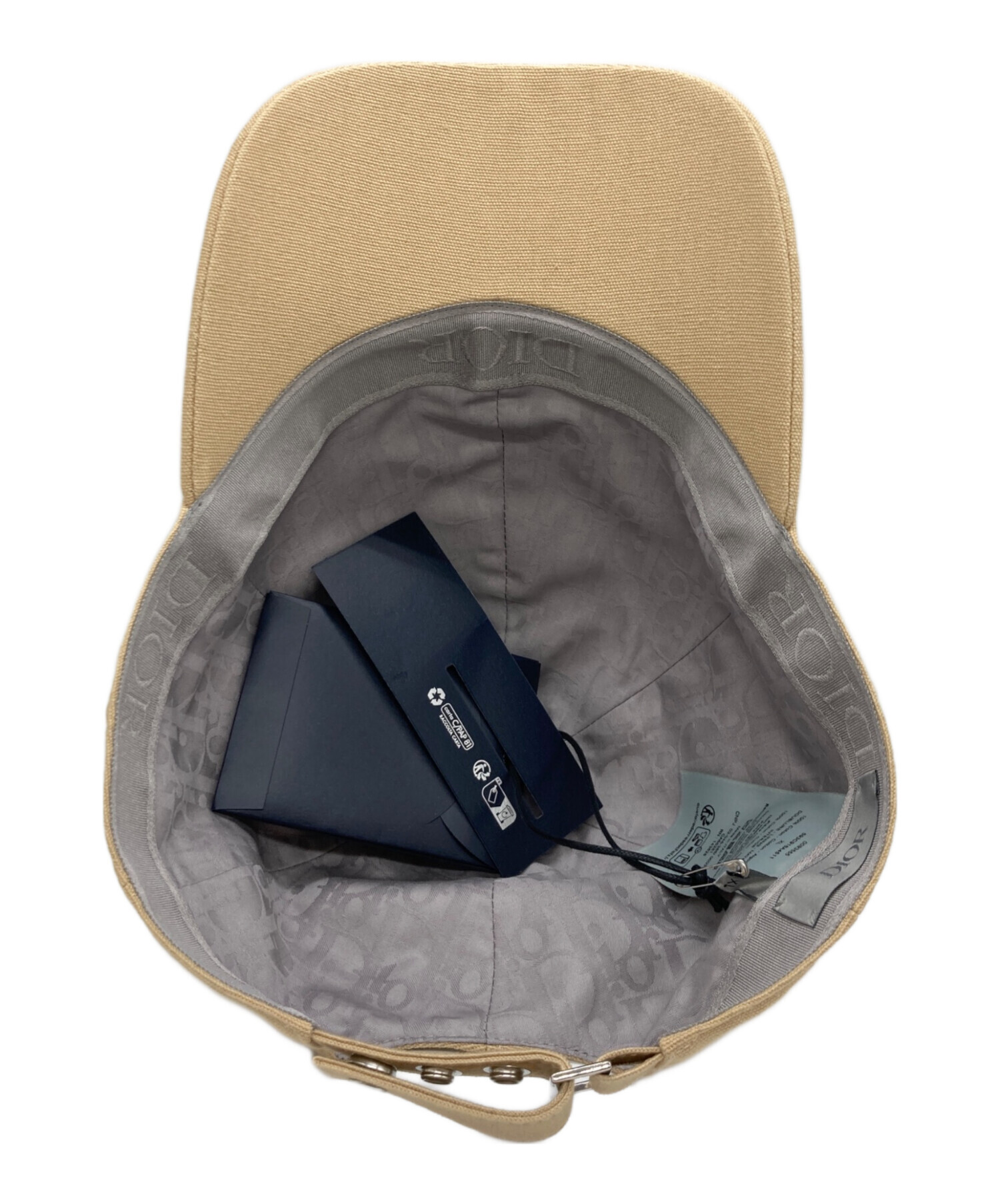 中古・古着通販】DIOR (ディオール) CD Icon キャップ ベージュ