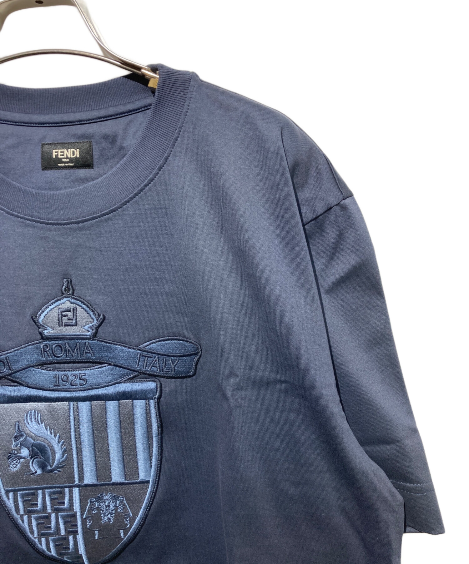 中古・古着通販】FENDI (フェンディ) FFエンブレムロゴTシャツ