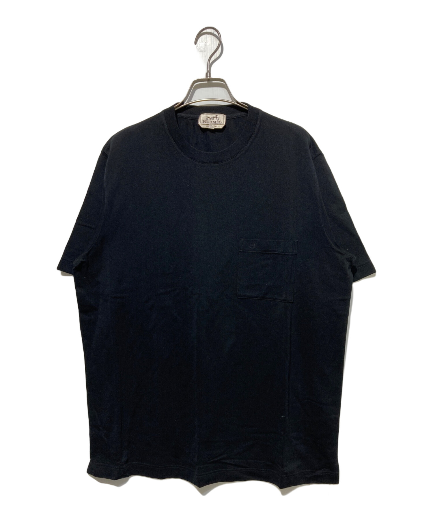 中古・古着通販】HERMES (エルメス) Hロゴ刺繍ポケットTシャツ