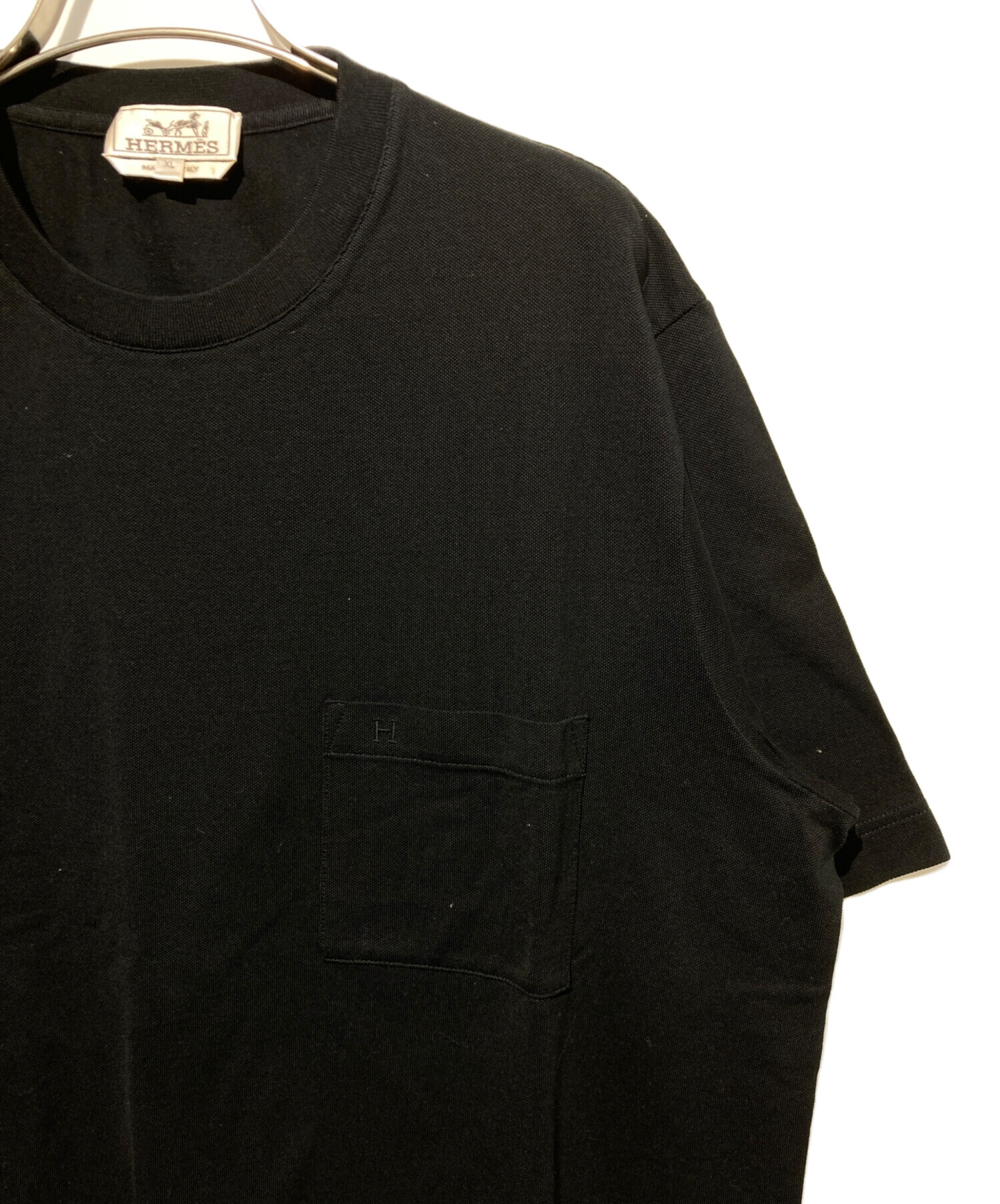エルメス HERMES Hロゴ刺繍Tシャツ XXLサイズ 中古品 エルメス HERMES