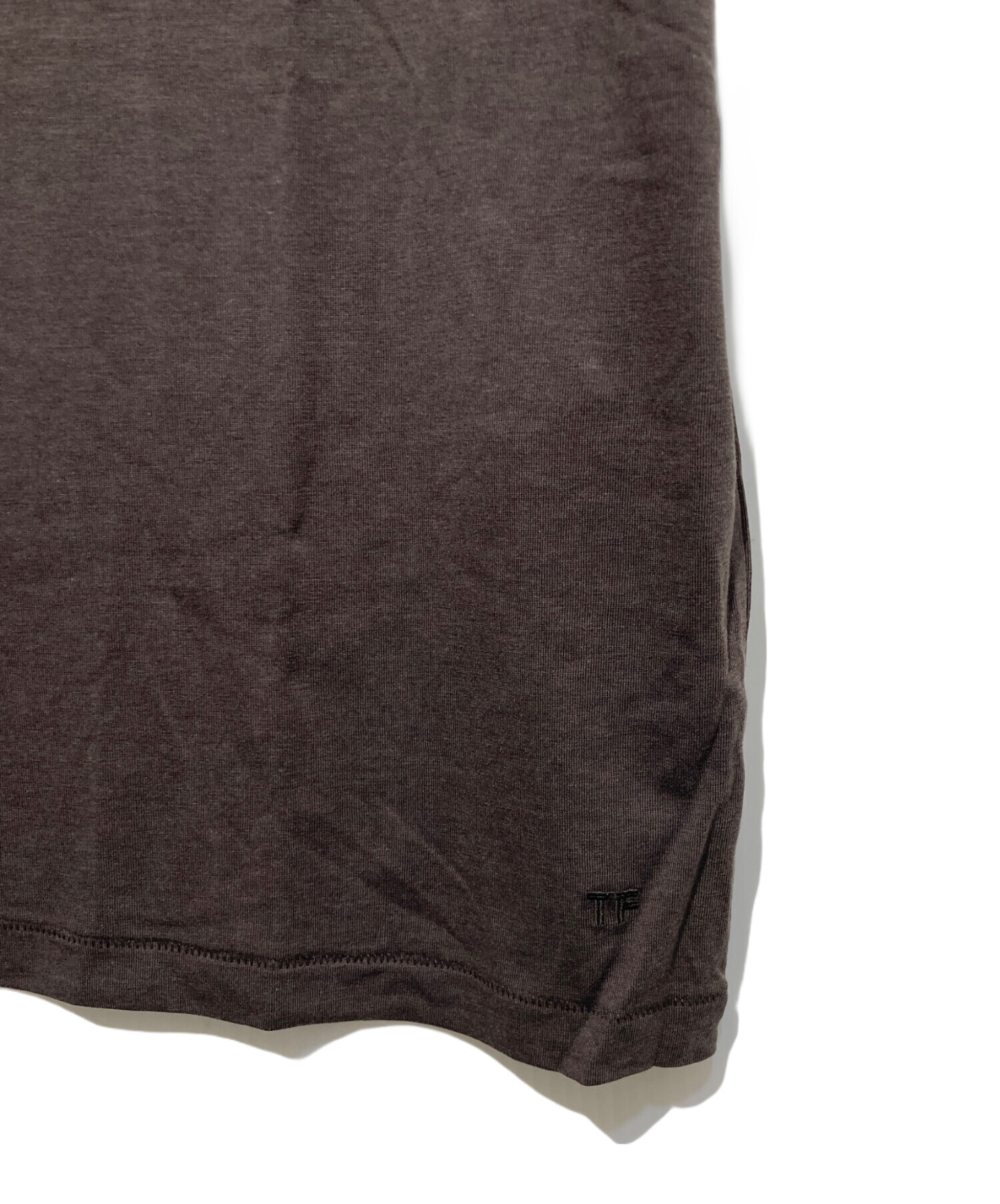 中古・古着通販】TOM FORD (トムフォード) クルーネックTシャツ グレー