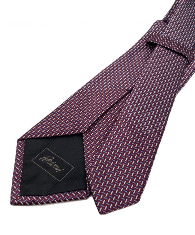 中古・古着通販】BRIONI (ブリオーニ) ネクタイ ボルドー サイズ