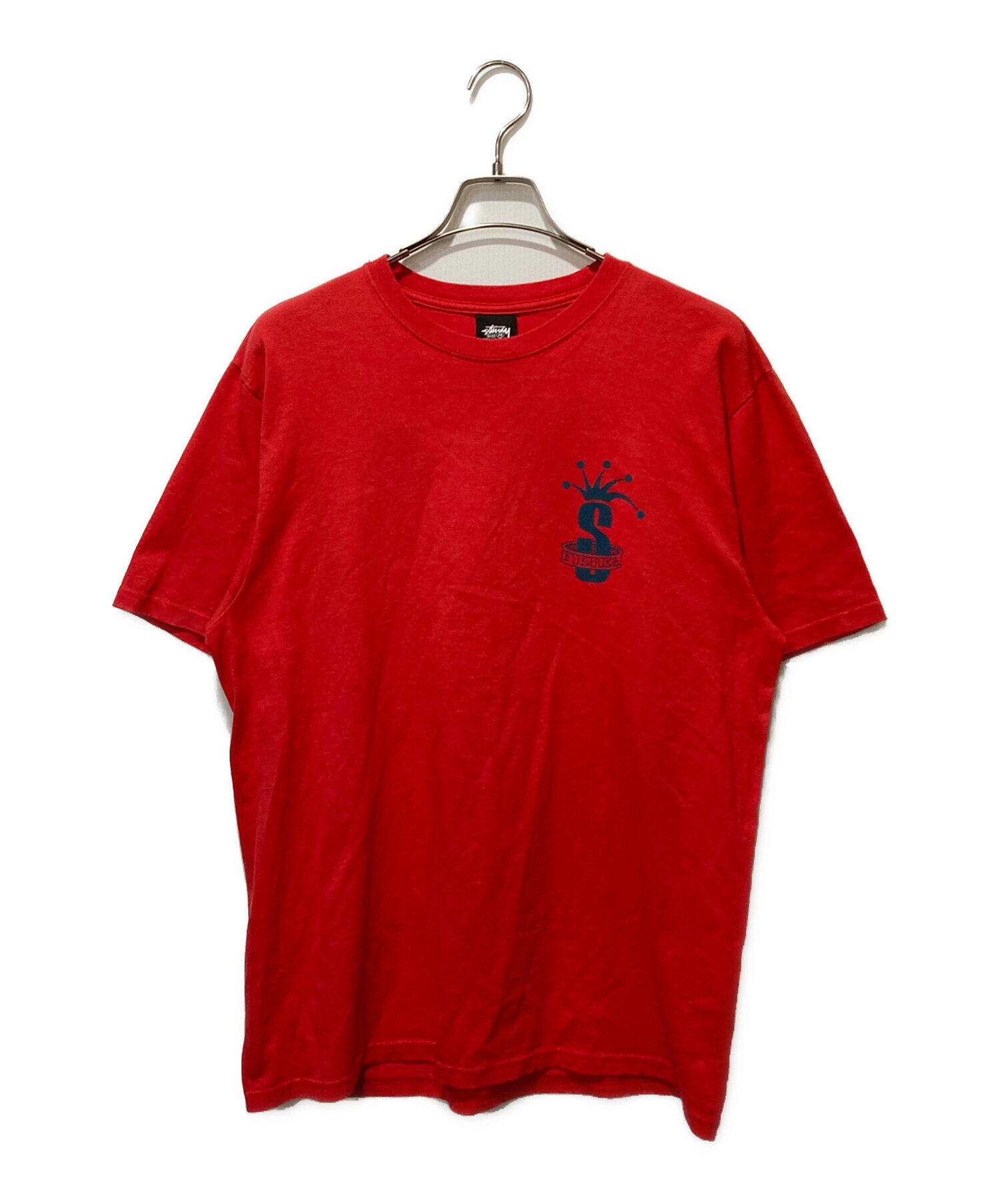 新品未使用STUSSYステューシー୨♡୧トランプセット 赤 青 中古・古着通販】stussy (ステューシー) プリントTシャツ レッド