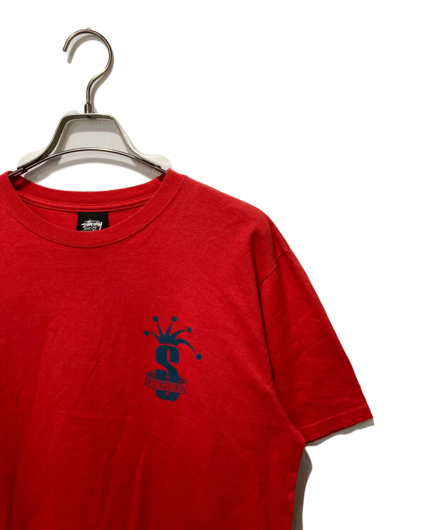 中古・古着通販】stussy (ステューシー) プリントTシャツ レッド