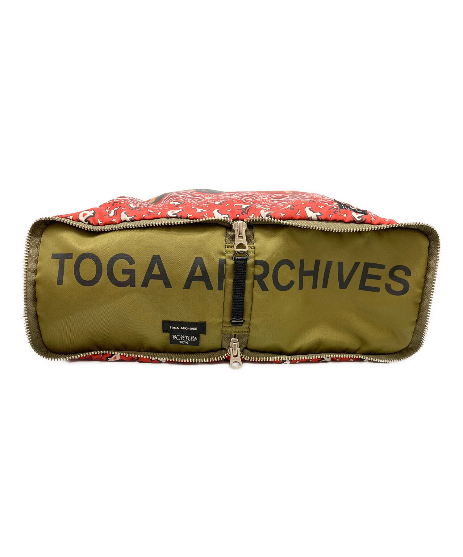 TOGA トーガ バッグ（その他） - カーキ 【古着】【中古】 中古・古着通販】TOGA ARCHIVES (トーガアーカイブス) PORTER