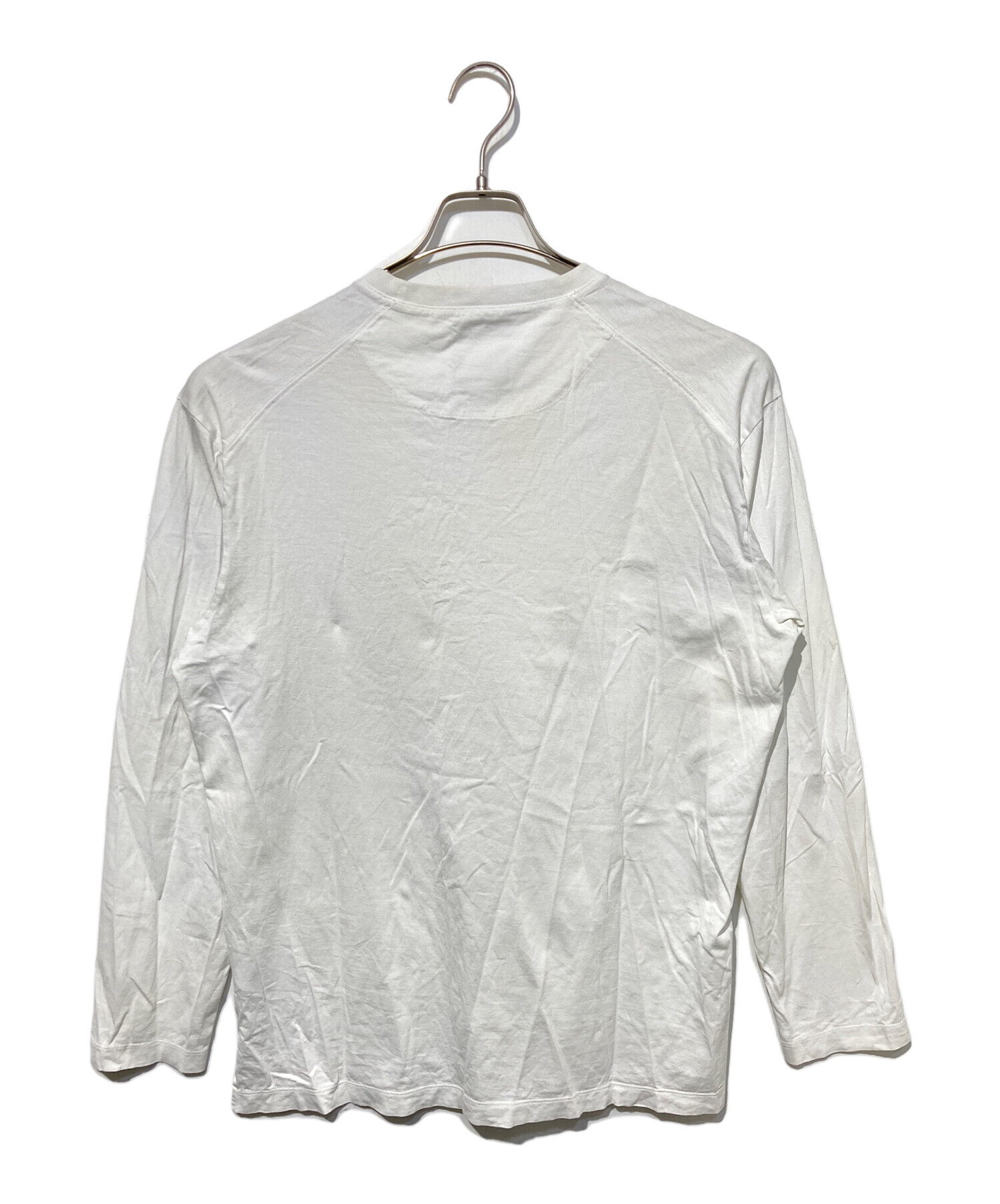 中古・古着通販】Y-3 (ワイスリー) ロゴカットソー ホワイト サイズ:M