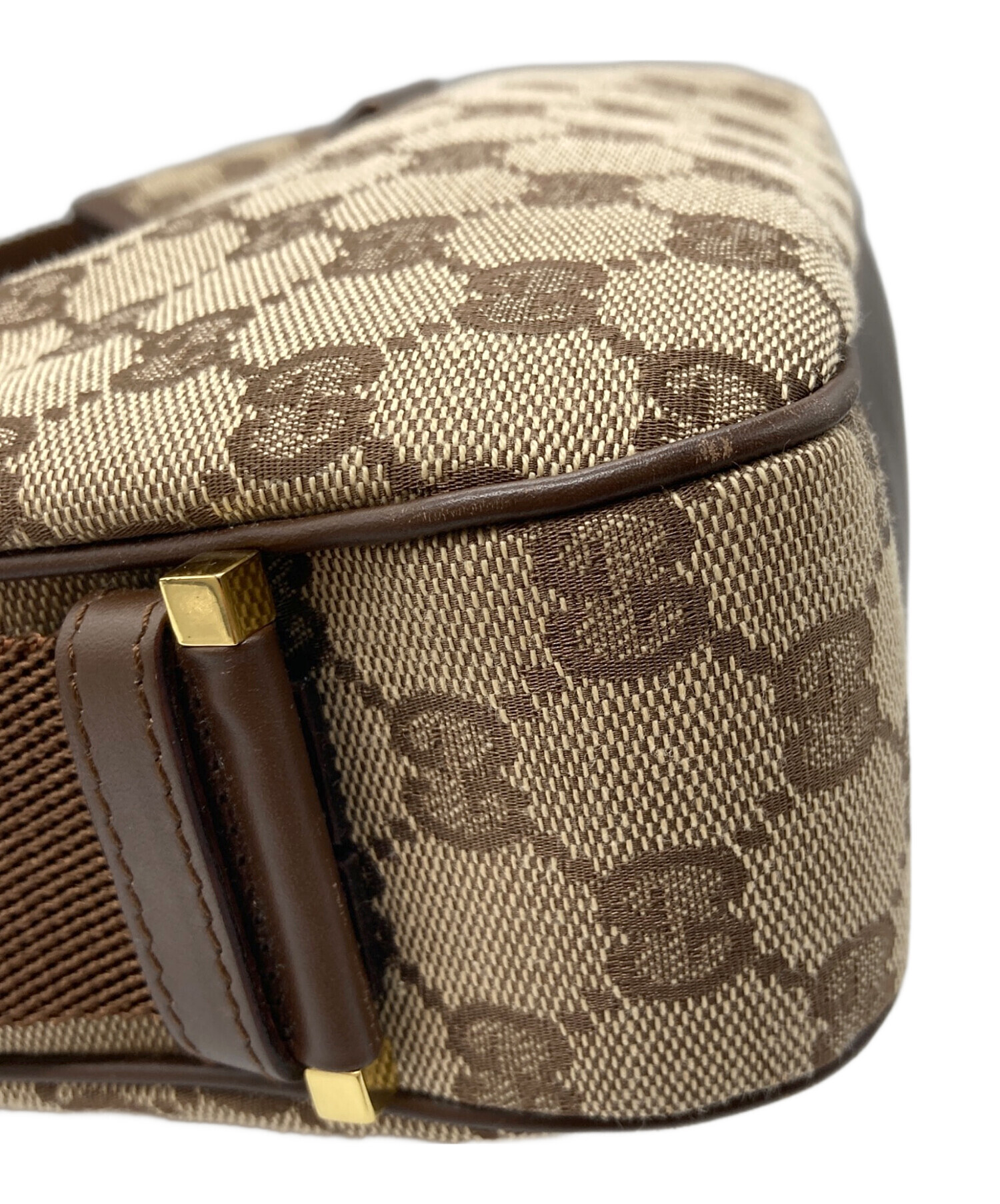中古・古着通販】GUCCI (グッチ) GGキャンバスワンショルダーバッグ