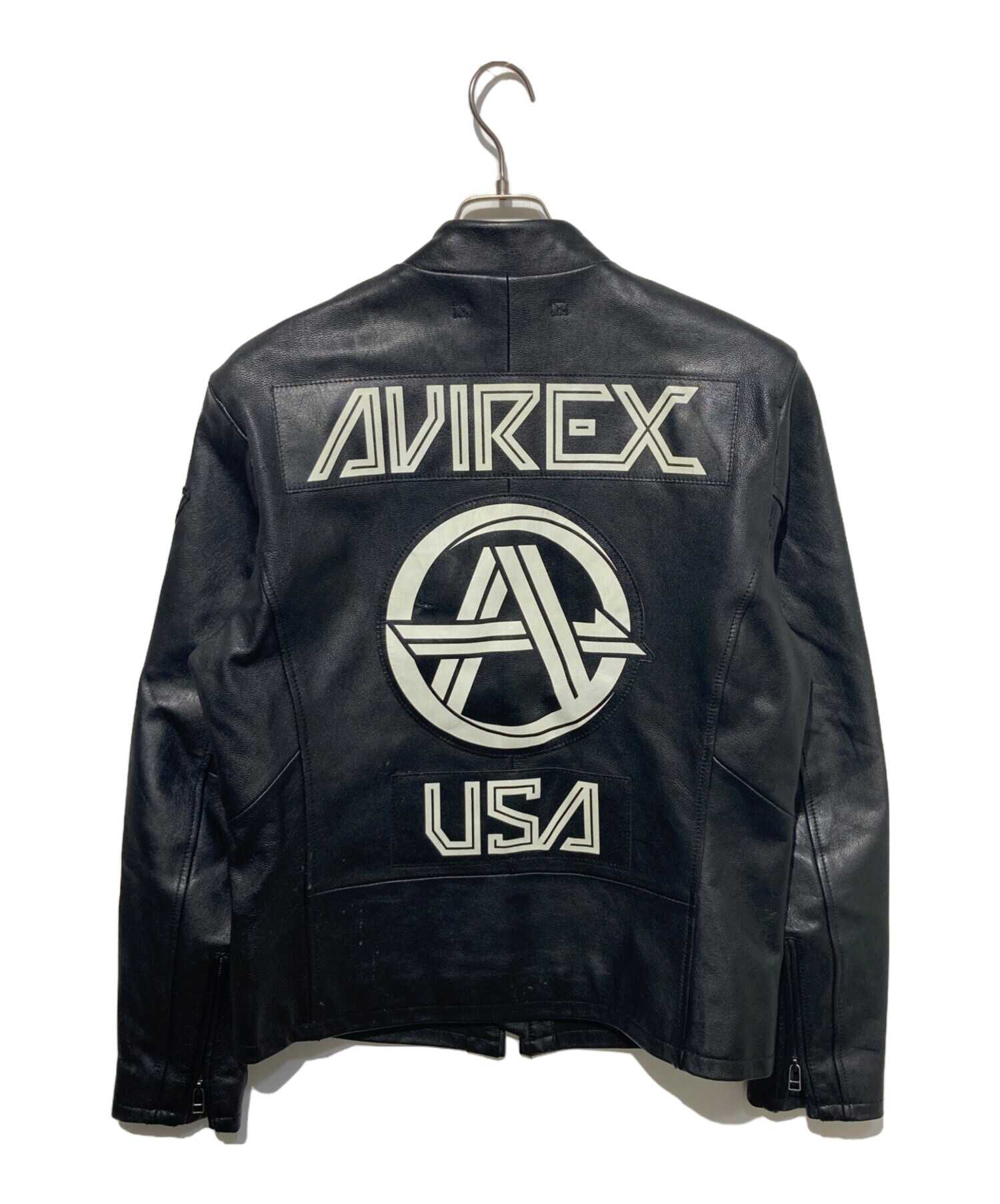 中古・古着通販】AVIREX (アヴィレックス) シングルレザーライダース