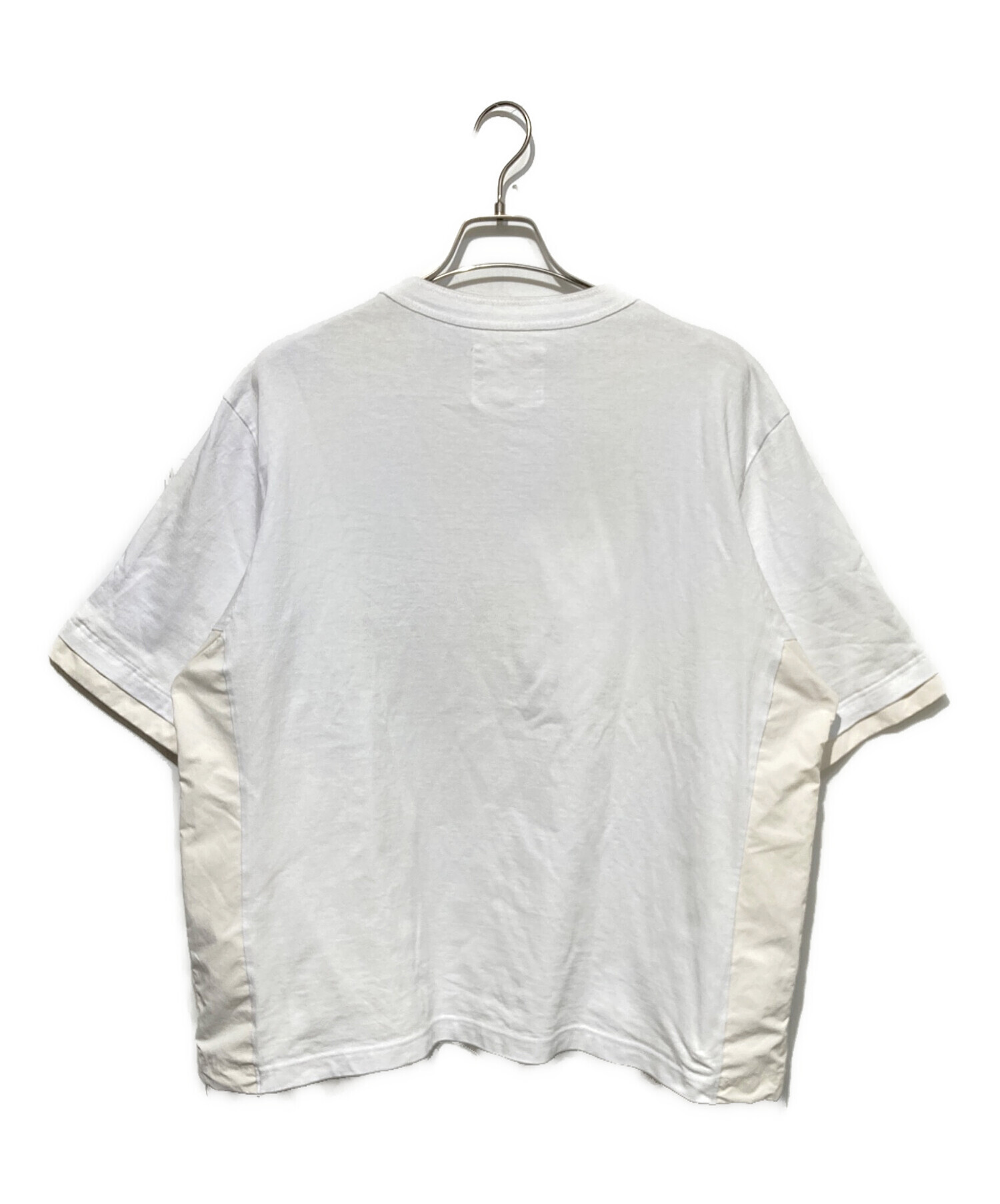 中古・古着通販】sacai (サカイ) 再構築ナイロンドッキングTシャツ