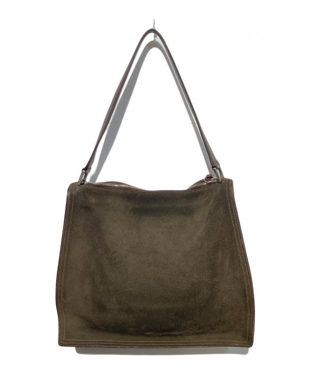 COACH 2003スエード ショルダーバッグ ブラウン OLD COACH スエード 