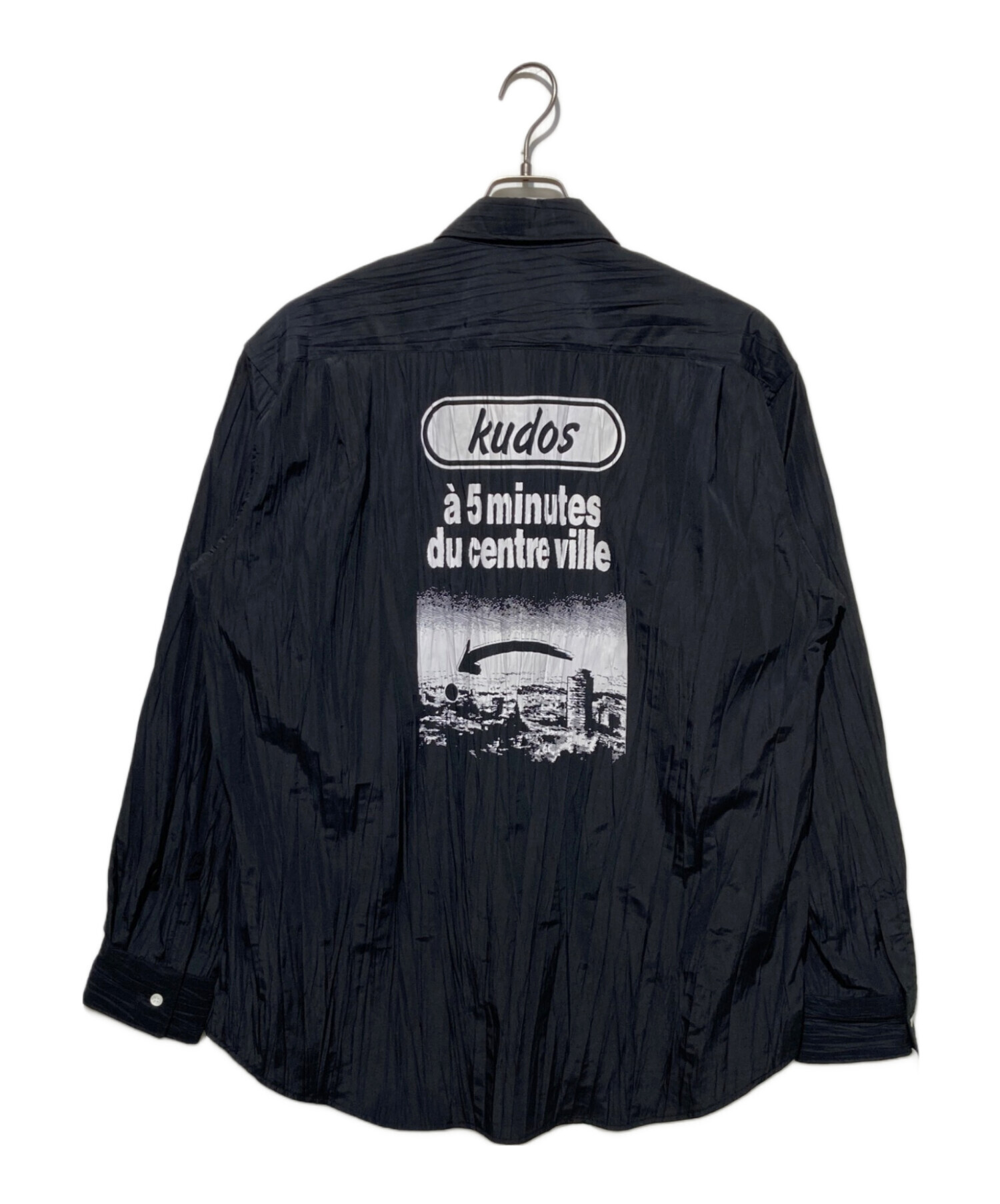 中古・古着通販】kudos (クードス) 5 MINUTE SHIRT ブラック サイズ:2
