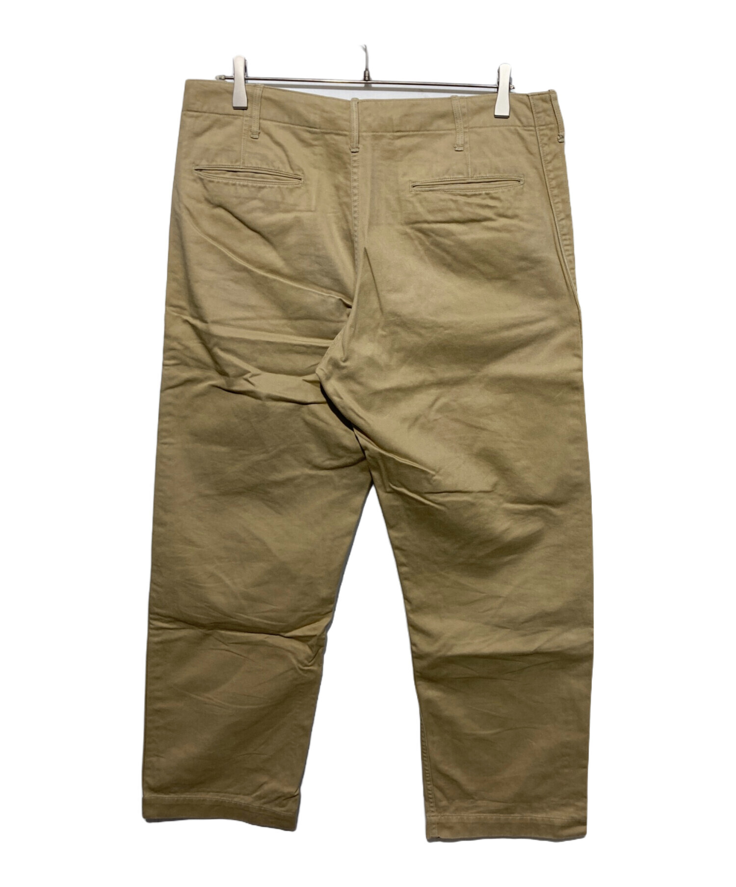 Sans limite チノフレアパンツ ベージュ サイズ2 中古・古着通販】Sans limite (サンリミット) チノパン ベージュ