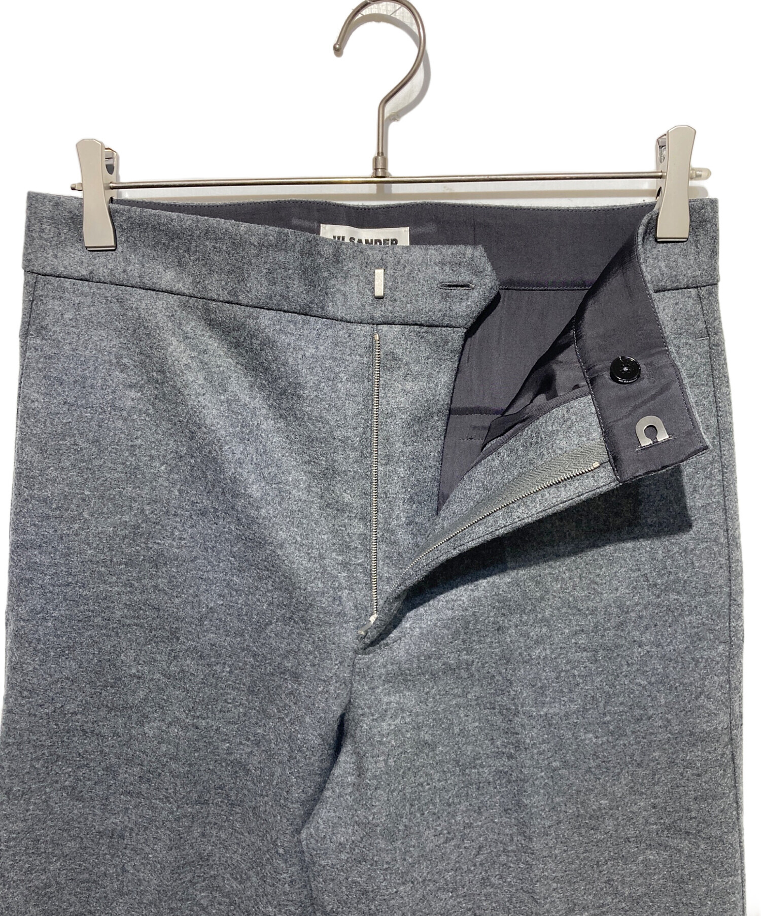 中古・古着通販】JIL SANDER (ジルサンダー) ウールストレートパンツ