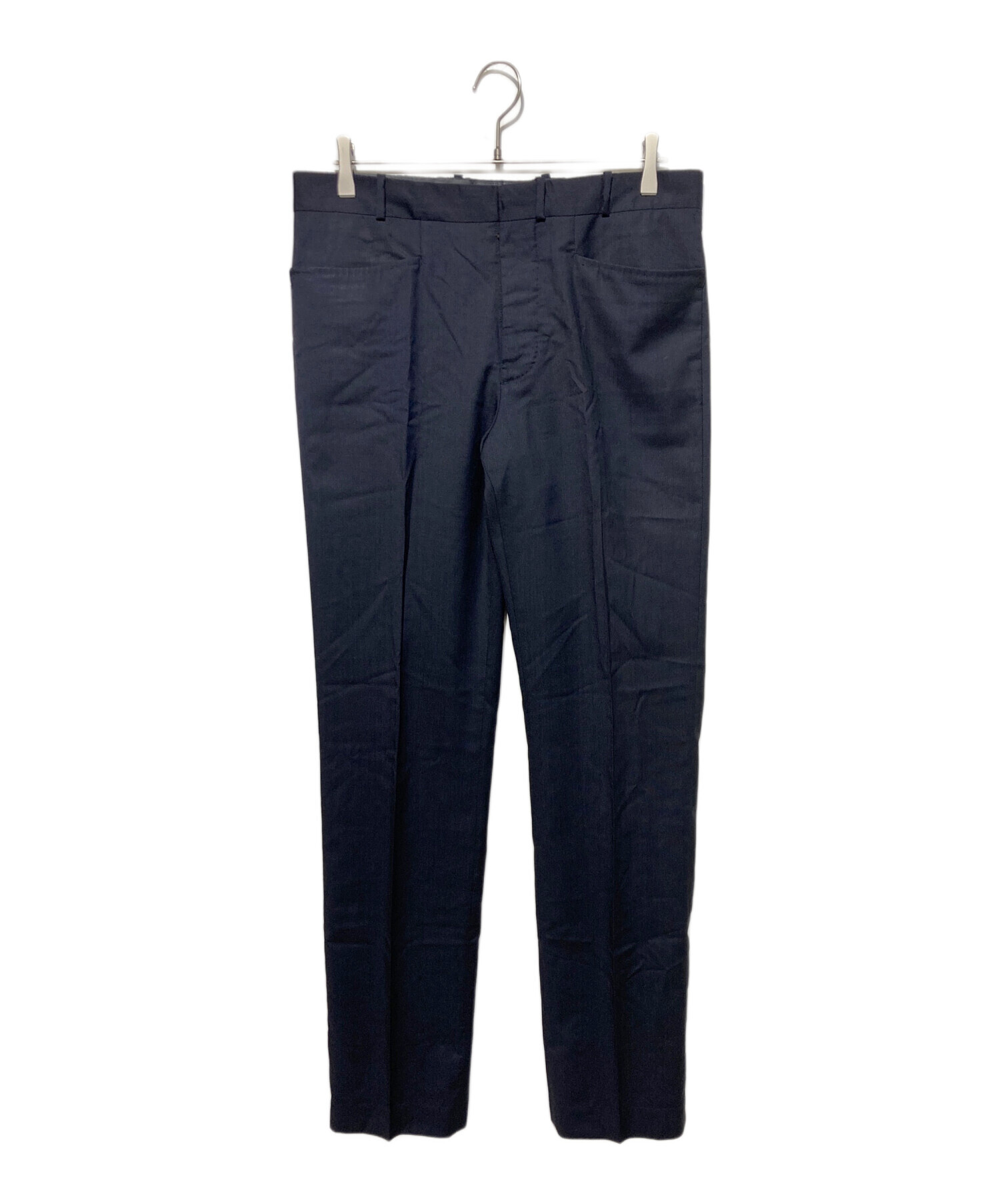 maison margiela サマーウールスラックス 48 ネイビー maison margiela