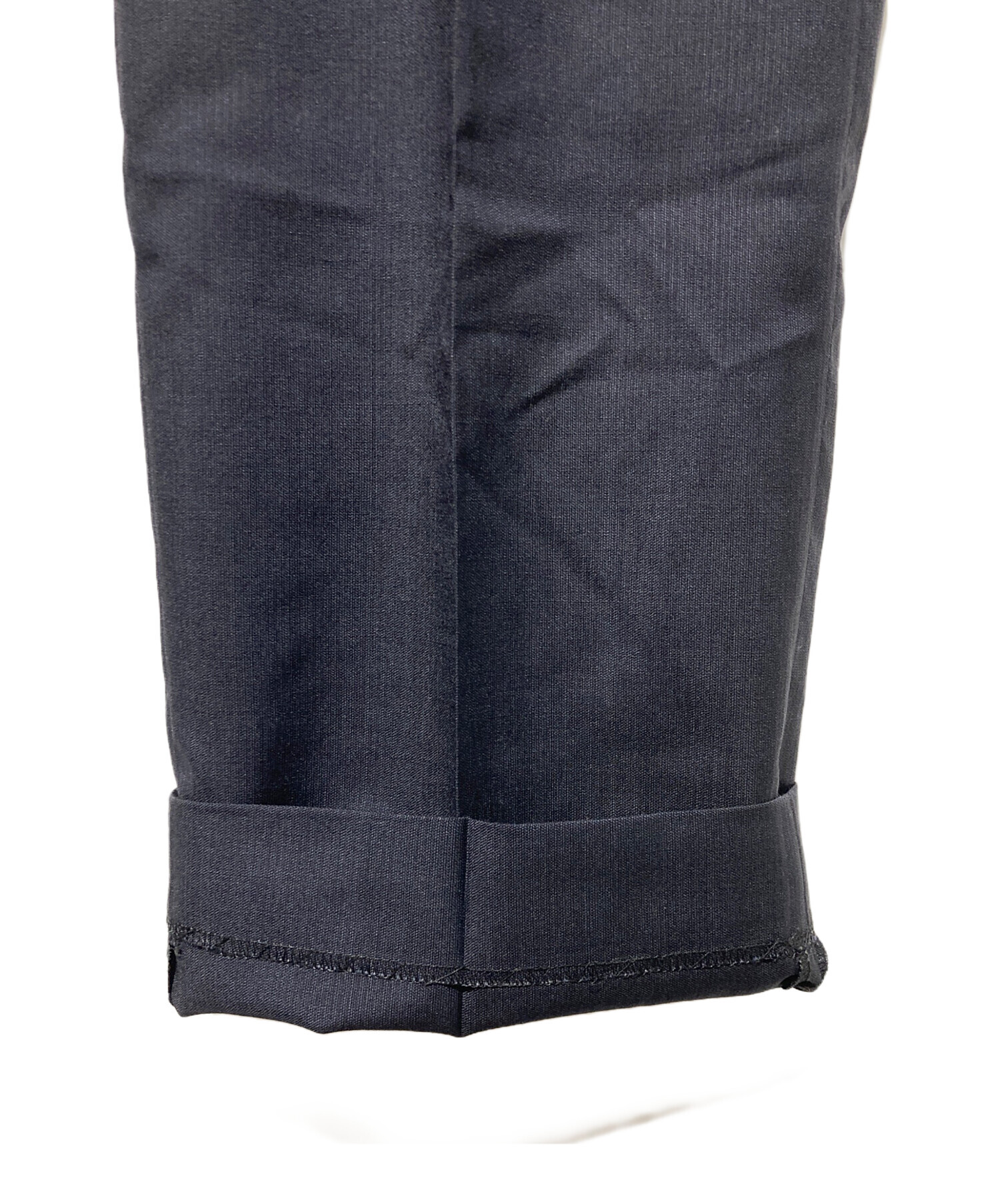 maison margiela サマーウールスラックス 48 ネイビー maison margiela