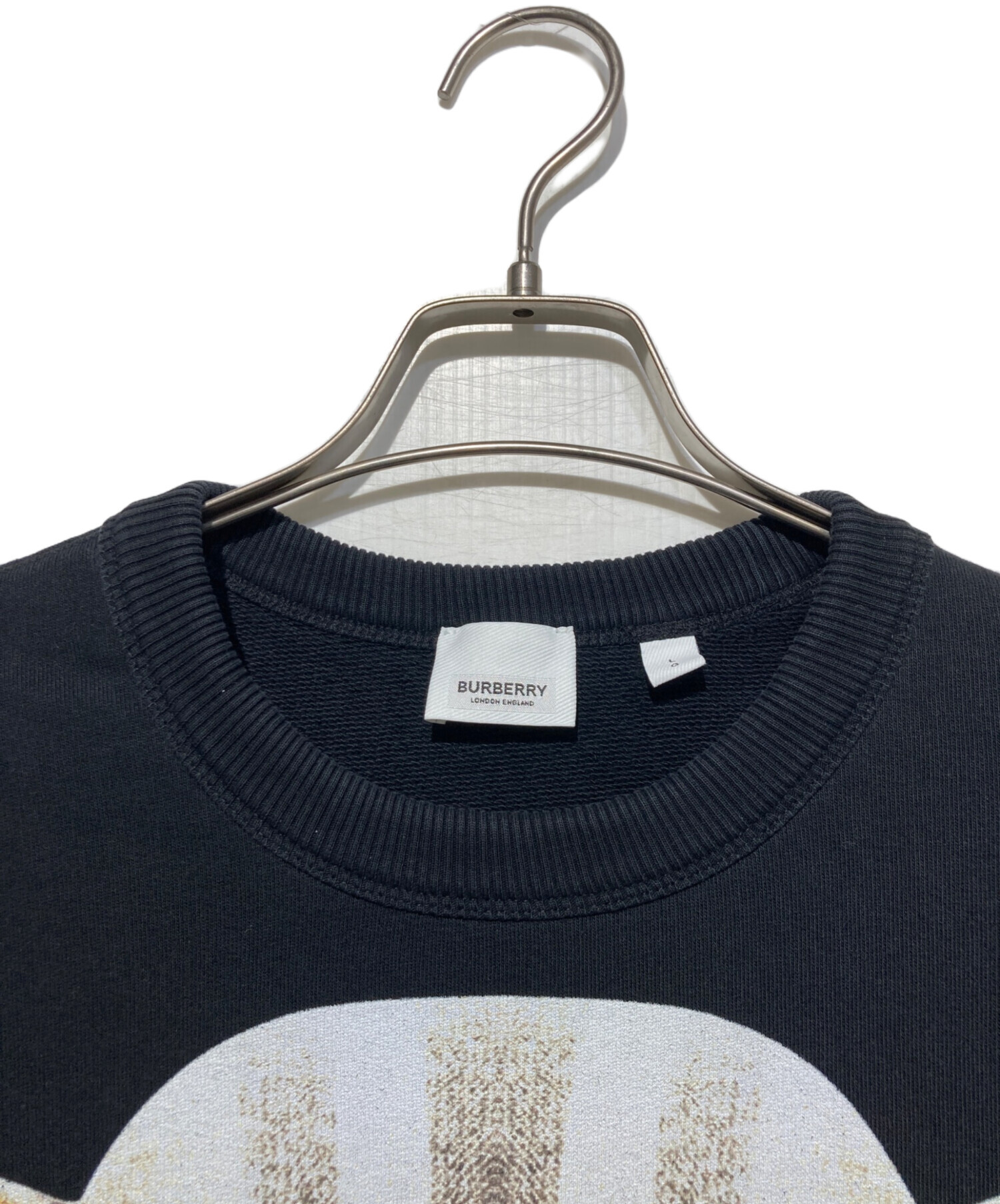 BURBERRY トーマスベア プリント スウェット トレーナー XS 中古・古着通販】BURBERRY (バーバリー) トーマスベア プリント クルー