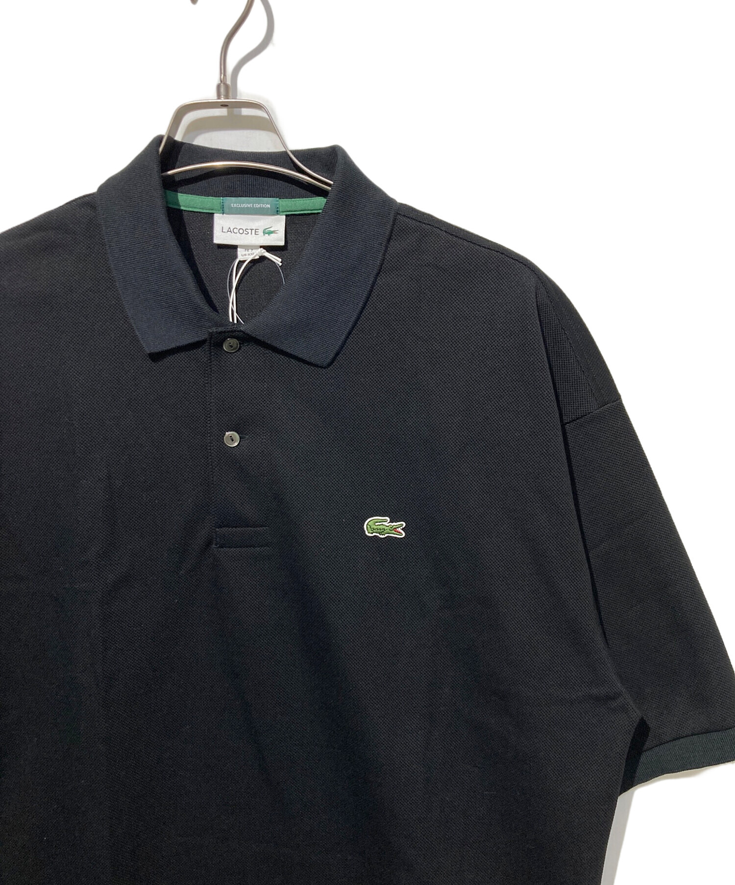 LACOSTE ポロシャツ　ブラック　黒　6 XL PH231LJ 日本製 中古・古着通販】LACOSTE (ラコステ) ポロシャツ ブラック サイズ:XXL