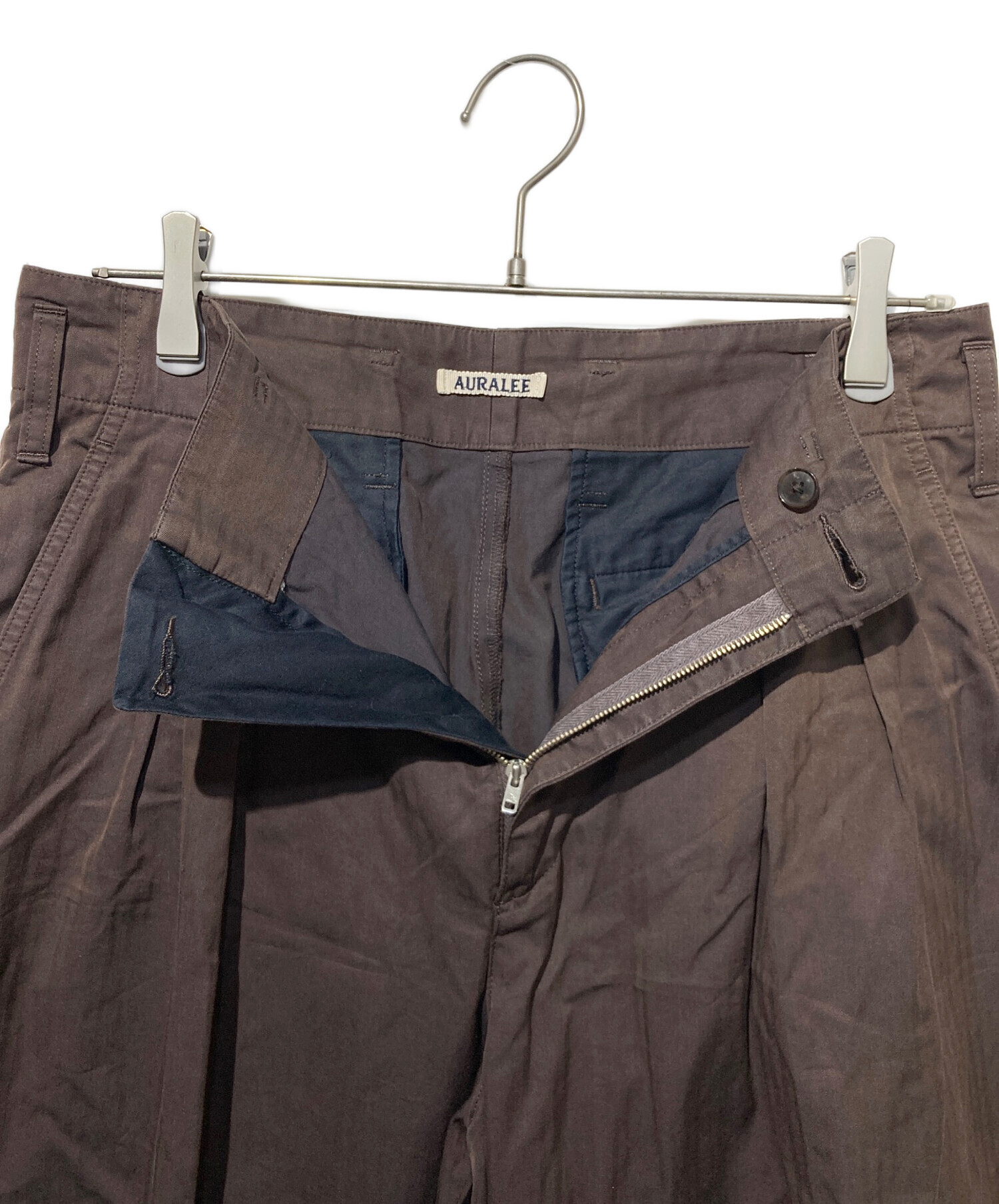 中古・古着通販】AURALEE (オーラリー) WASHED FINX HERRINGBONE