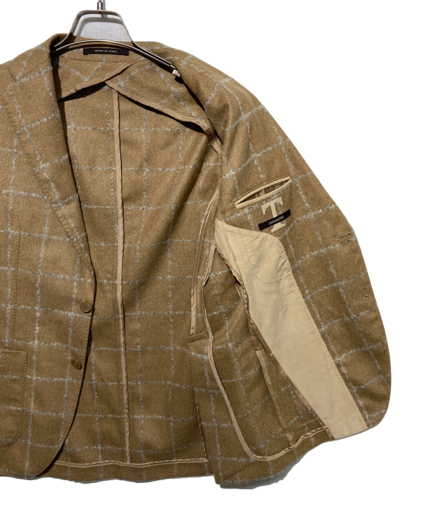 中古・古着通販】TAGLIATORE (タリアトーレ) チェックテーラード