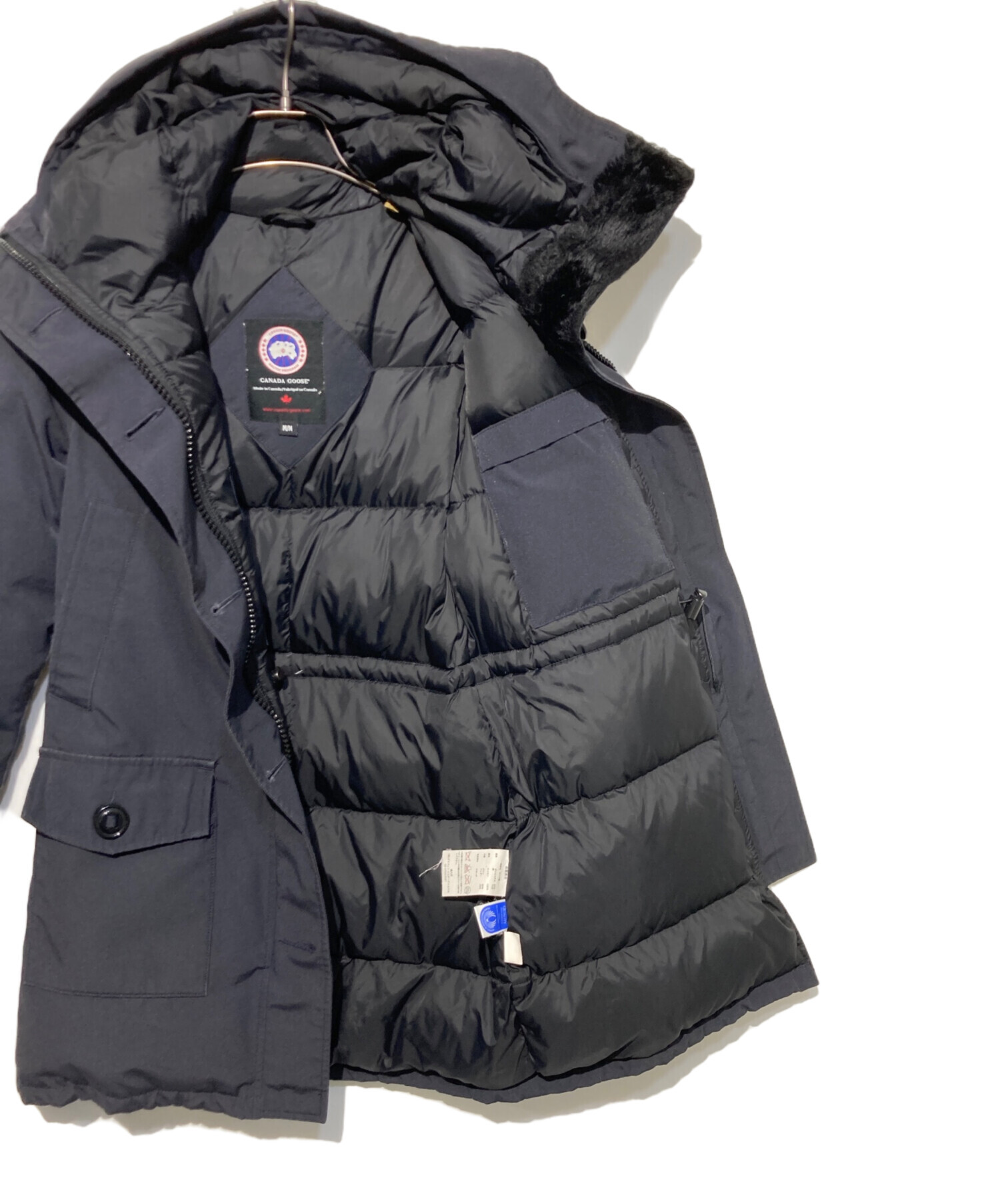 中古・古着通販】CANADA GOOSE (カナダグース) BRONTE PARKA ネイビー