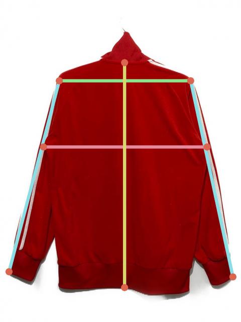 中古・古着通販】adidas (アディダス) トラックジャケット レッド