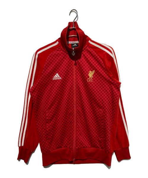古着 トラックジャケット アディダス トレフォイル 長襟メンズXO 中古・古着通販】adidas (アディダス) トラックジャケット レッド
