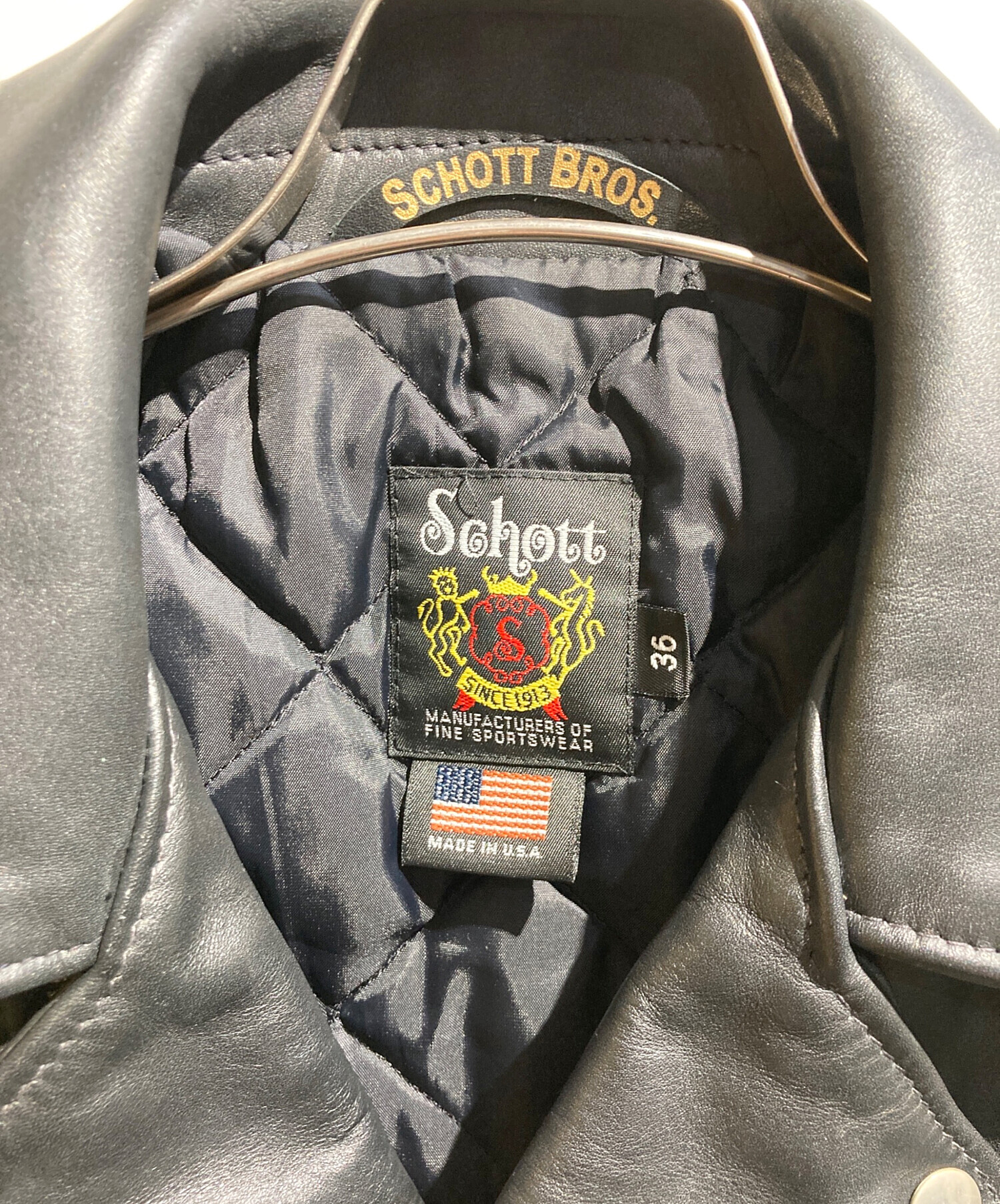 中古・古着通販】Schott (ショット) ワンスター ダブルライダース