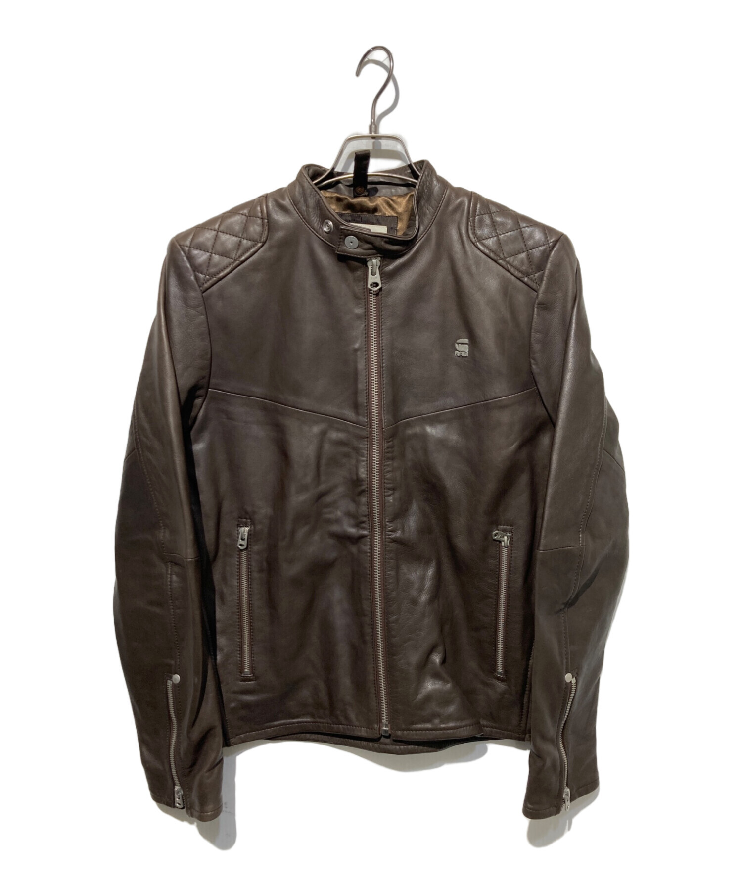中古・古着通販】G-STAR RAW (ジースターロゥ) EDLAレザージャケット