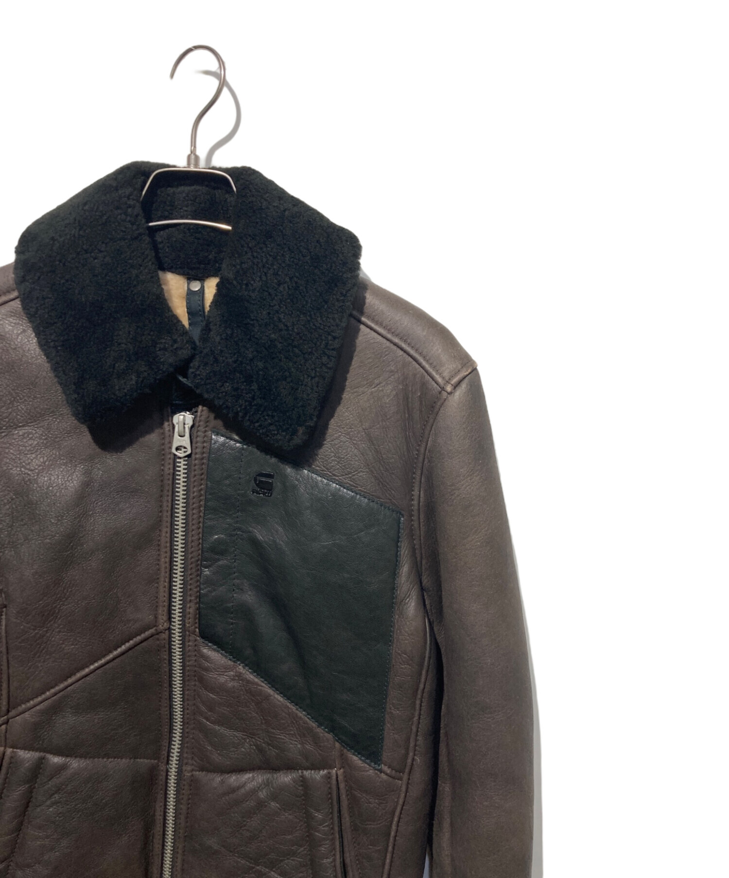 中古・古着通販】G-STAR RAW (ジースターロゥ) PILOT LEATHER JACKET