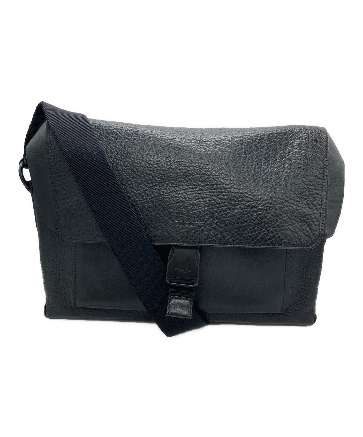 中古・古着通販】COACH (コーチ) マンハッタン バイクバッグ ブラック