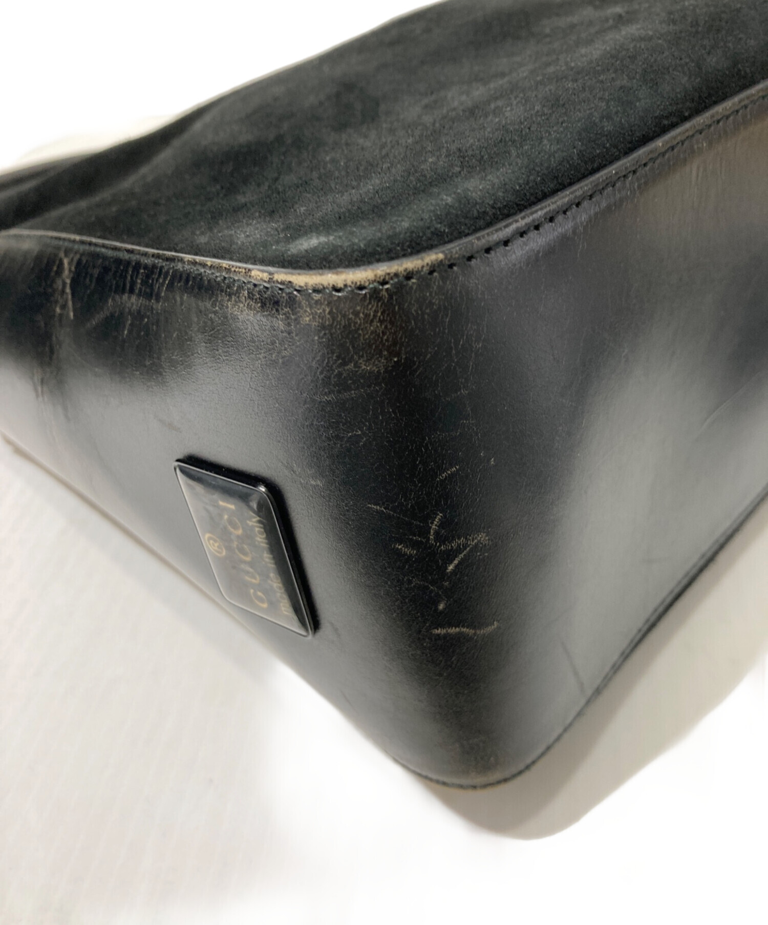 中古・古着通販】GUCCI (グッチ) スエードワンショルダーバッグ