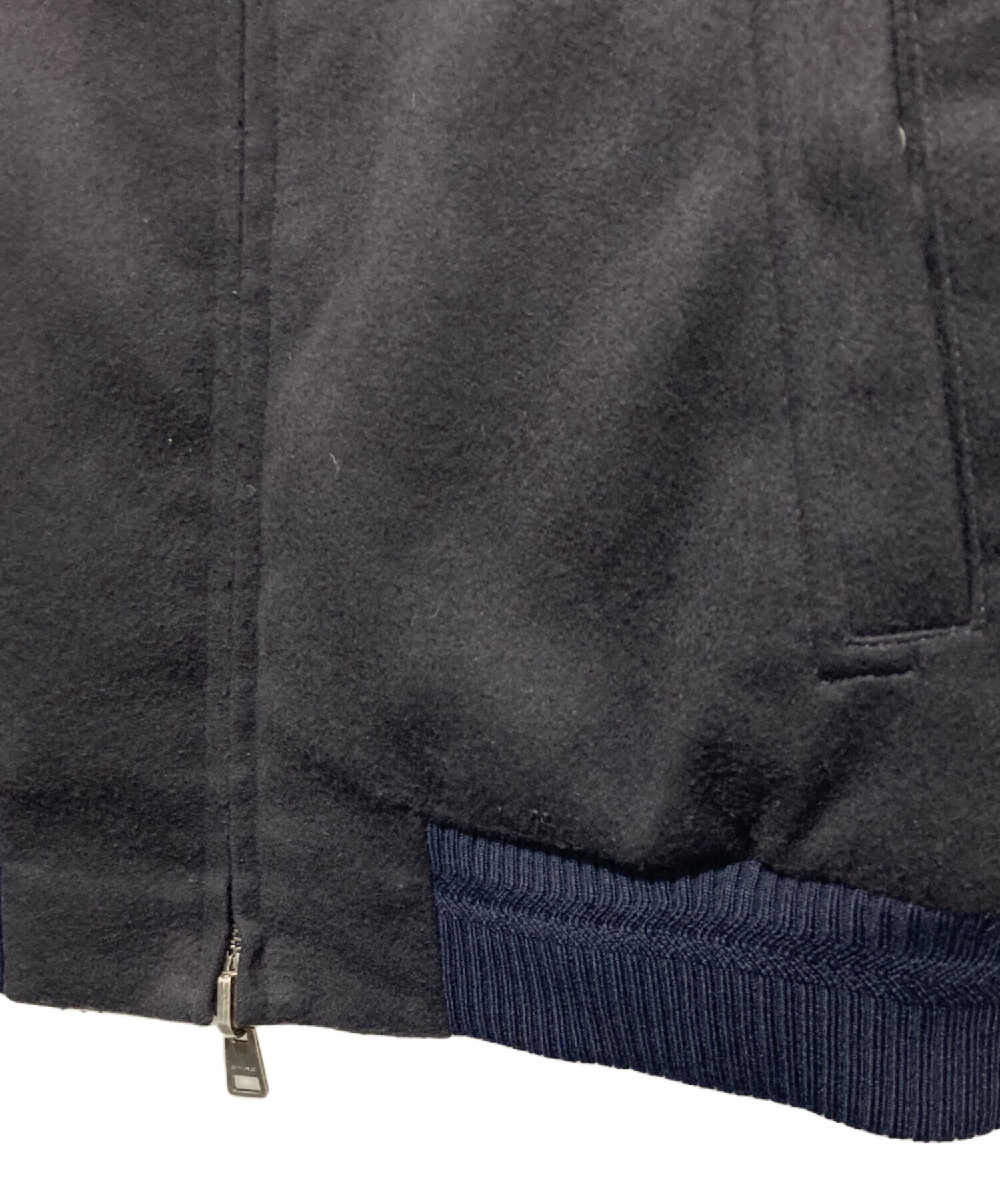 中古・古着通販】ETRO (エトロ) リバーシブルダウンブルゾン ネイビー