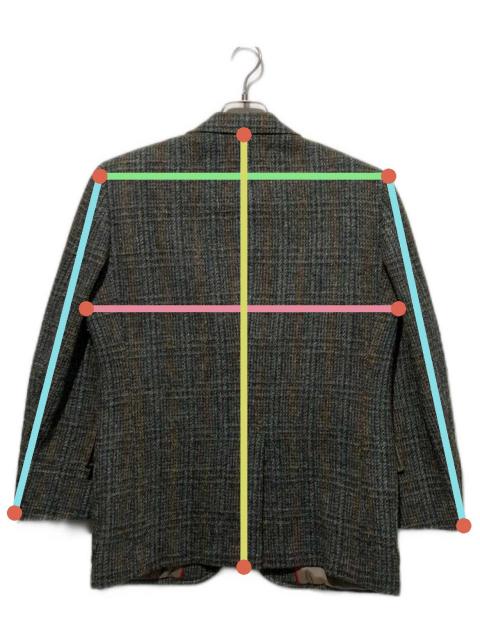 ジェイプレス×ハリスツイードミックス段返り３Bテーラードジャケット 中古・古着通販】J.PRESS (ジェイプレス) Harris Tweed (ハリス