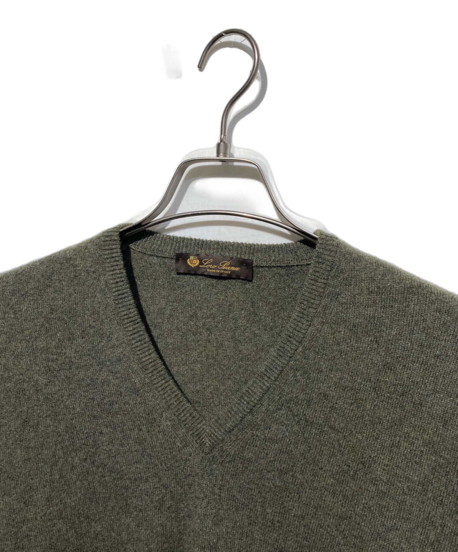 中古・古着通販】LORO PIANA (ロロピアーナ) カシミヤVネックニット