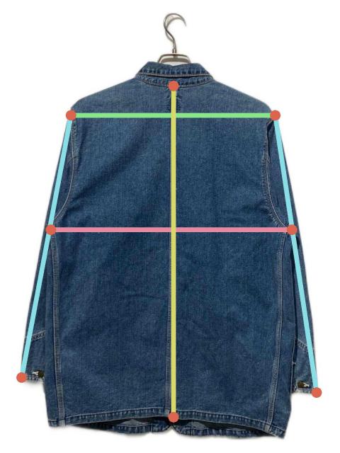 中古・古着通販】LEE (リー) 復刻90-J デニムカバーオール インディゴ