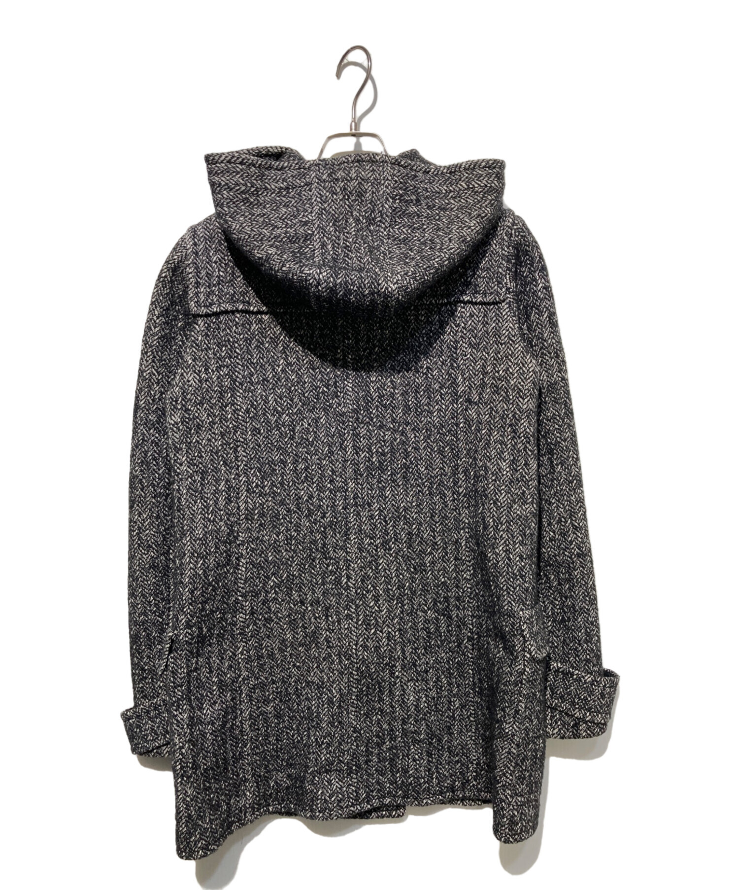 中古・古着通販】GUCCI (グッチ) ダッフルコート ブラック サイズ:38