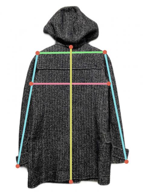 【美品】GUCCI ダッフルコート　6歳：身長116cm相当対応 中古・古着通販】GUCCI (グッチ) ダッフルコート ブラック サイズ:38