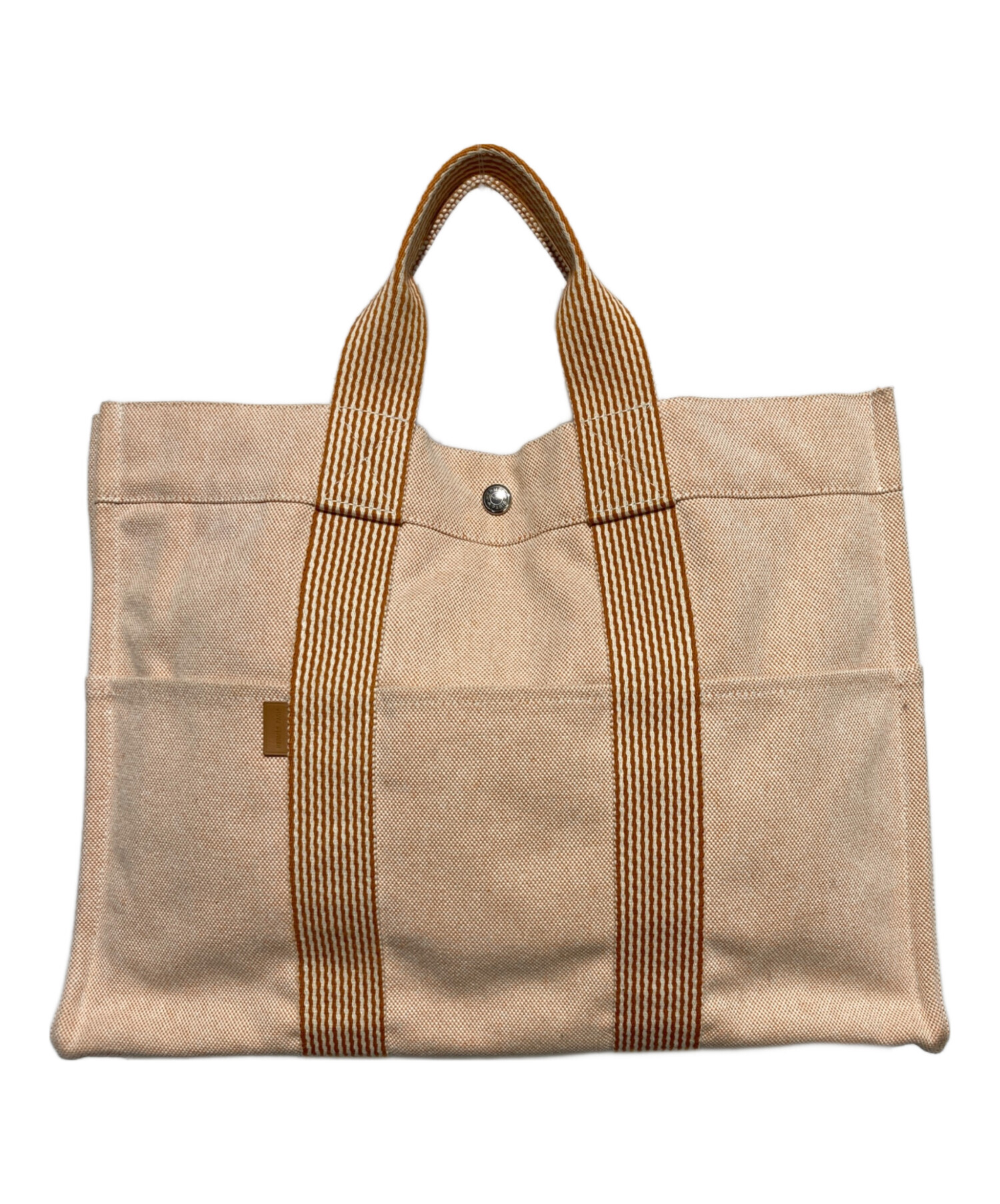 美品★HERMES★エルメス ニューフールトゥ★MM★トートバックベージュ 中古・古着通販】HERMES (エルメス) ニューフールトゥMM トートバッグ