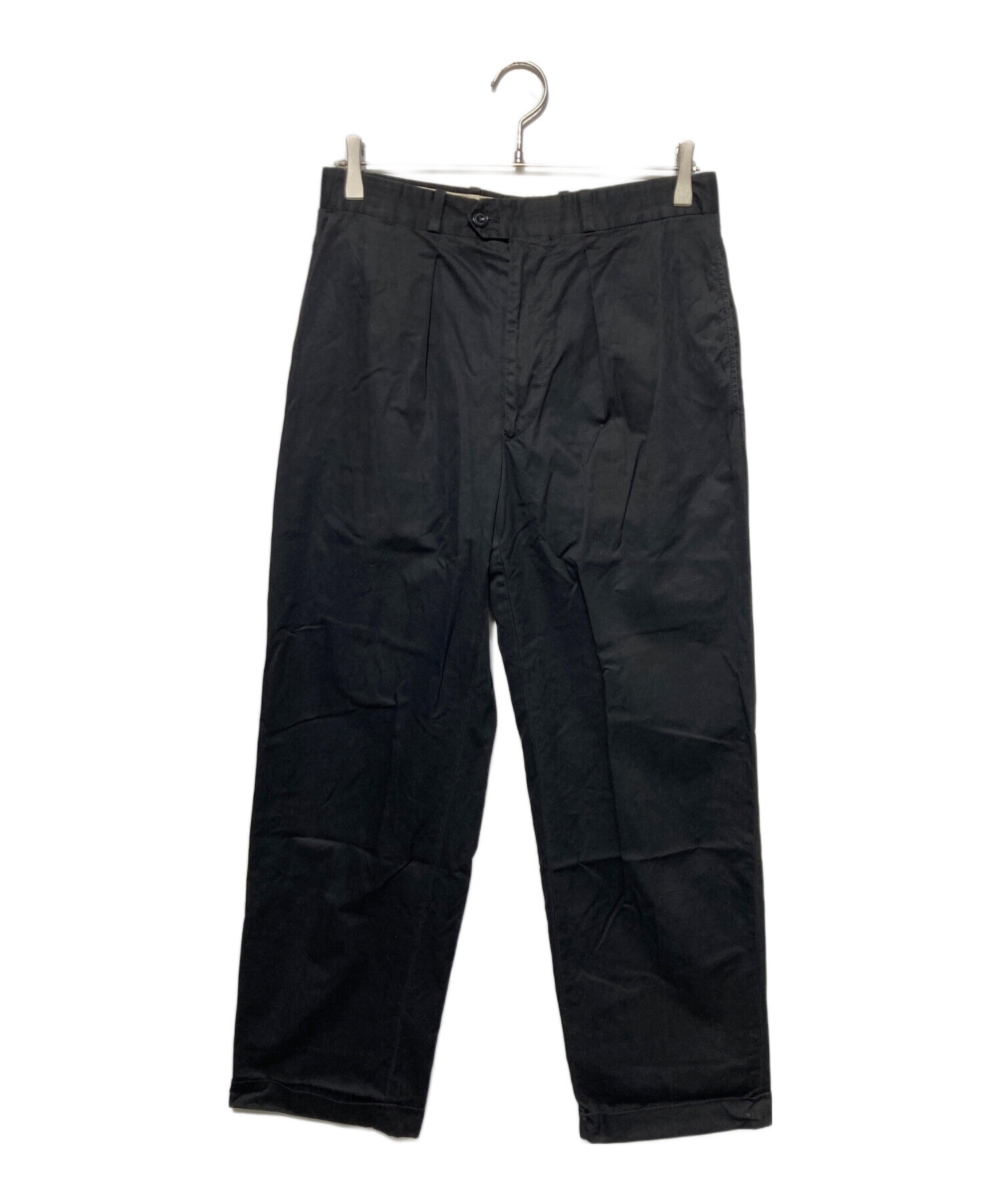 中古・古着通販】ARNYS (アルニス) コットンタックスラックス ブラック