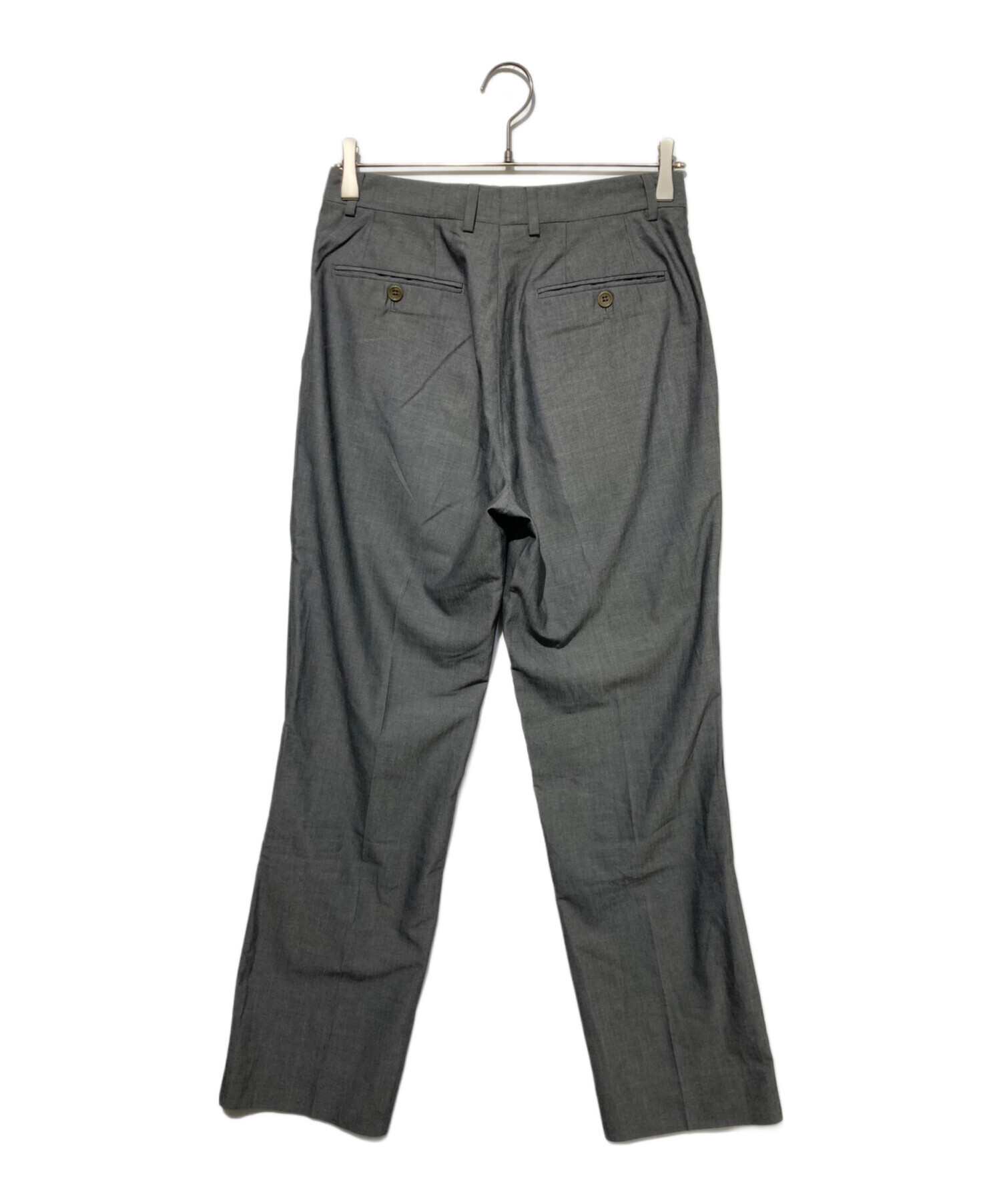 EMPORIO ARMANI スラックス イタリア製 ダークグレー 中古・古着通販】ARMANI COLLEZIONI (アルマーニ コレツィオーニ