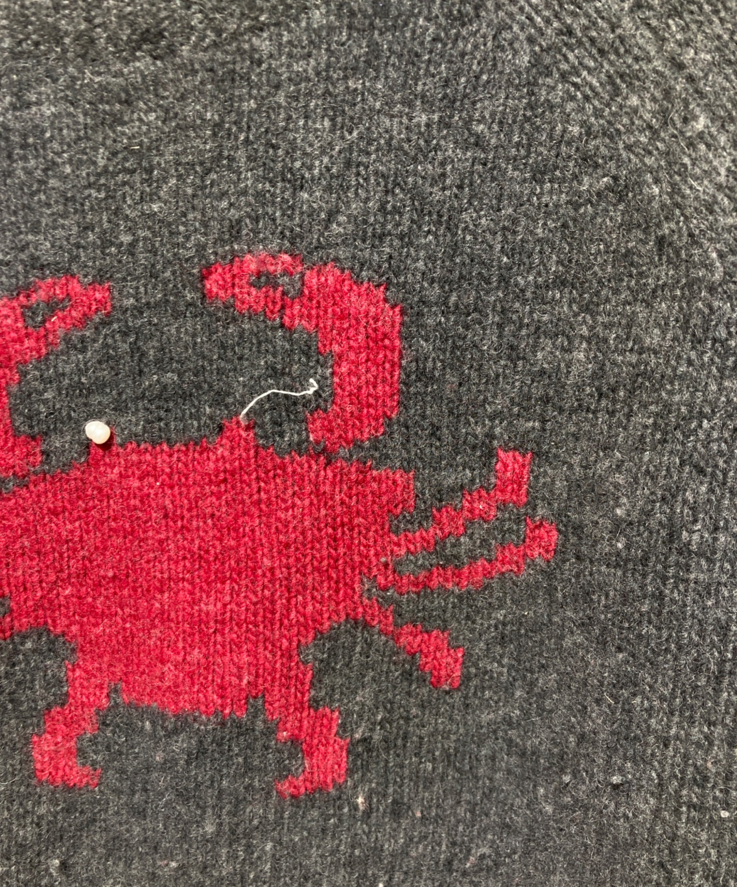中古・古着通販】NKNIT (ンニット) coastal creatures knit グレー