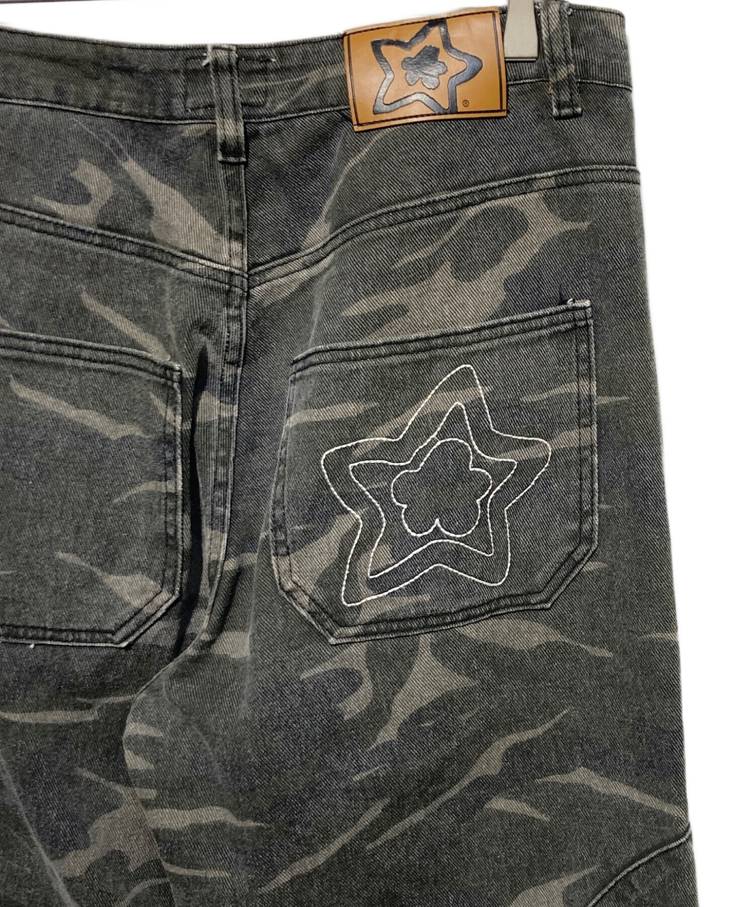 中古・古着通販】star team (スターチーム) カモフラデニムパンツ
